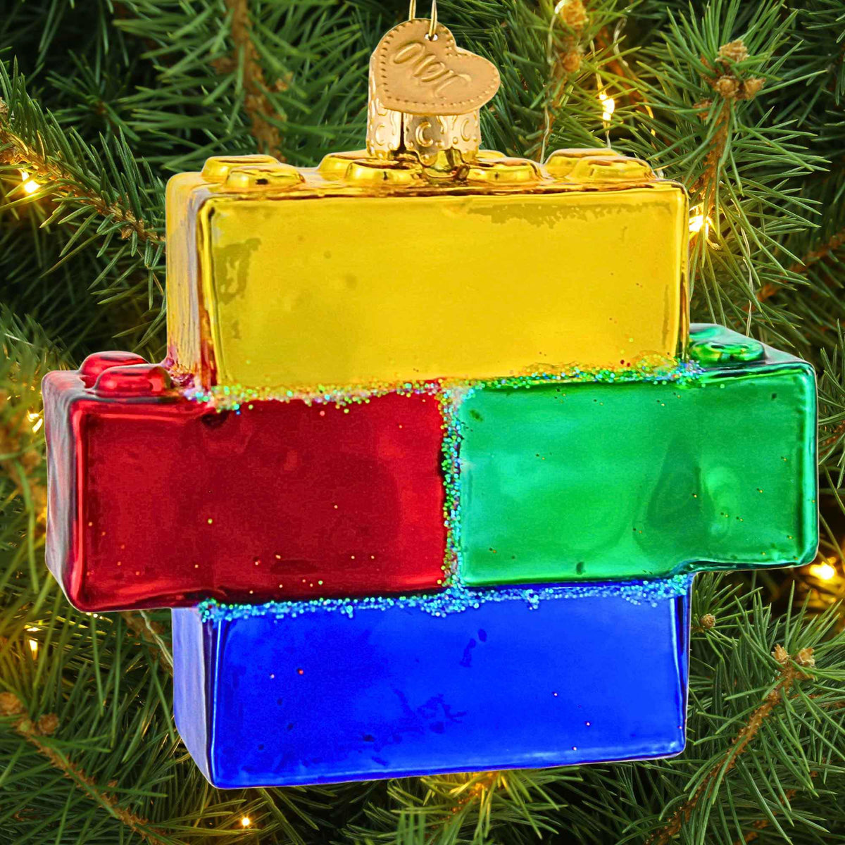 Old World Christmas Building Blocks Ornament - - SBKGifts.com