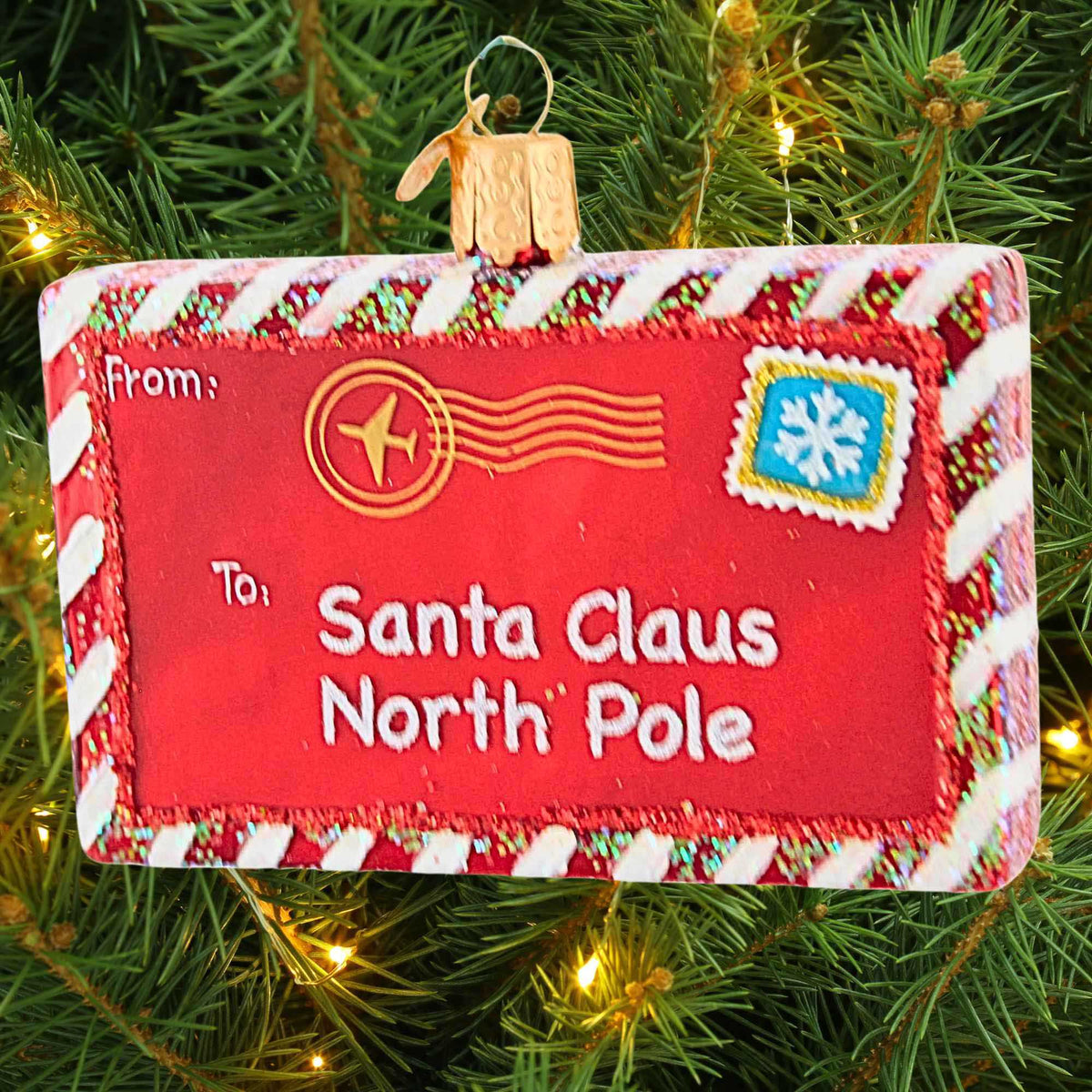 Old World Christmas Letter To Santa Ornament - - SBKGifts.com