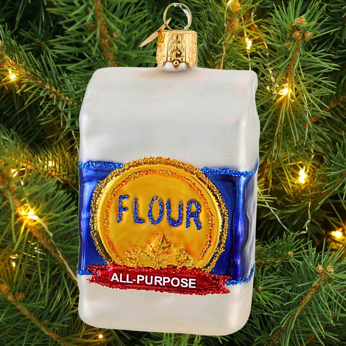 Old World Christmas Bag Of Flour Ornament - - SBKGifts.com