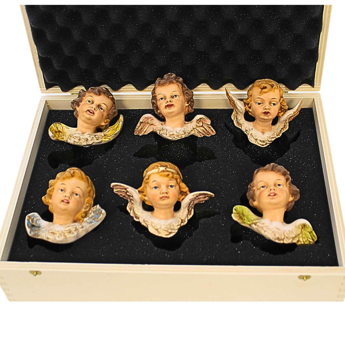 Marolin Putto Heads, Set Of 6, To 16 In. Figures - - SBKGifts.com