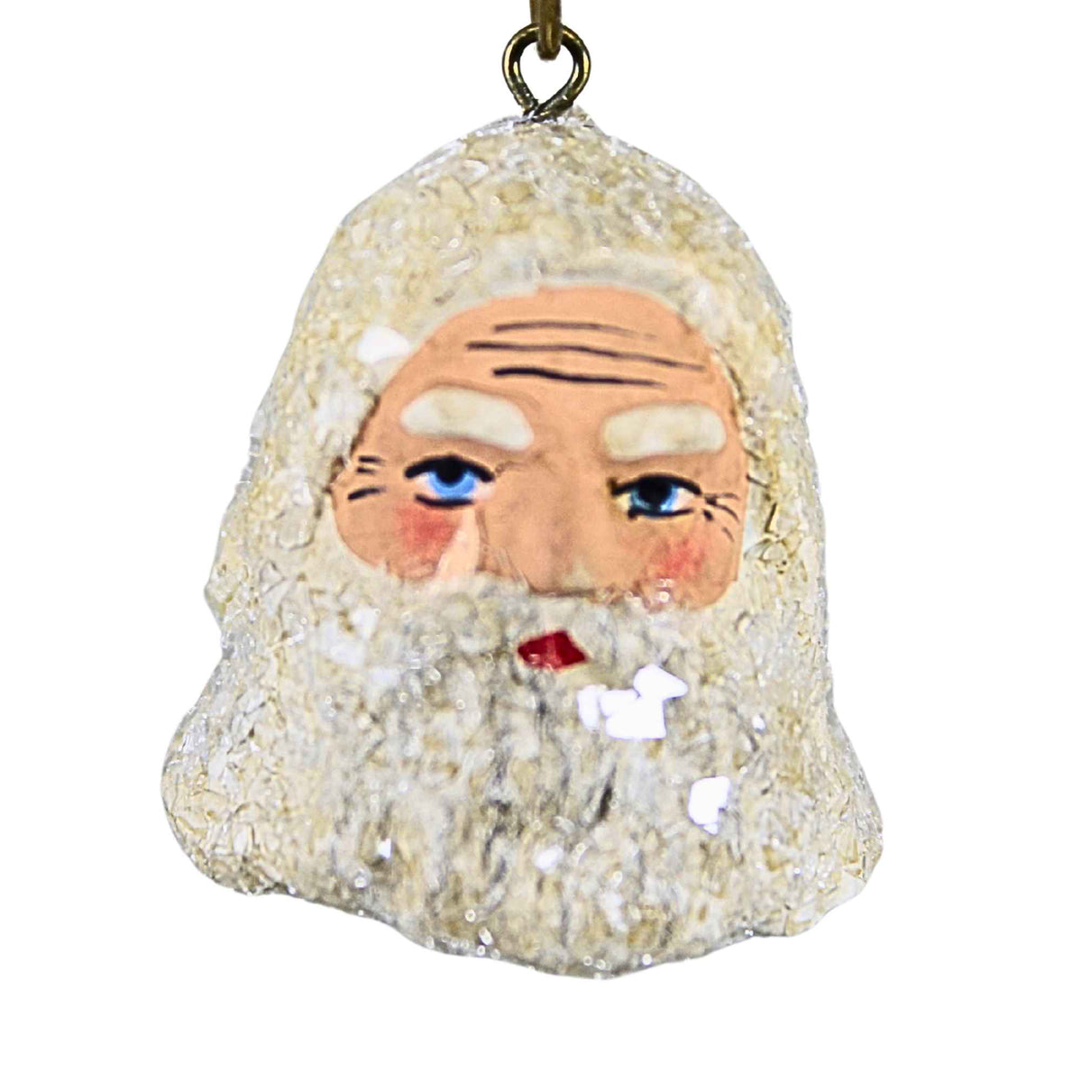 Marolin White Christmas Santa Heads  8 Pc Set - - SBKGifts.com