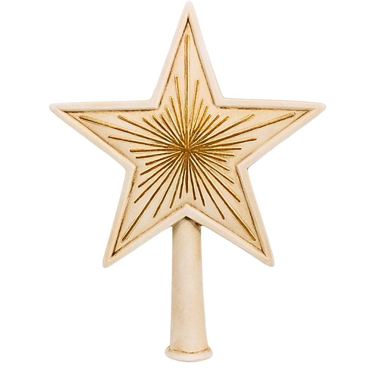 67806 Big Star Antique White Tree Topper 200312