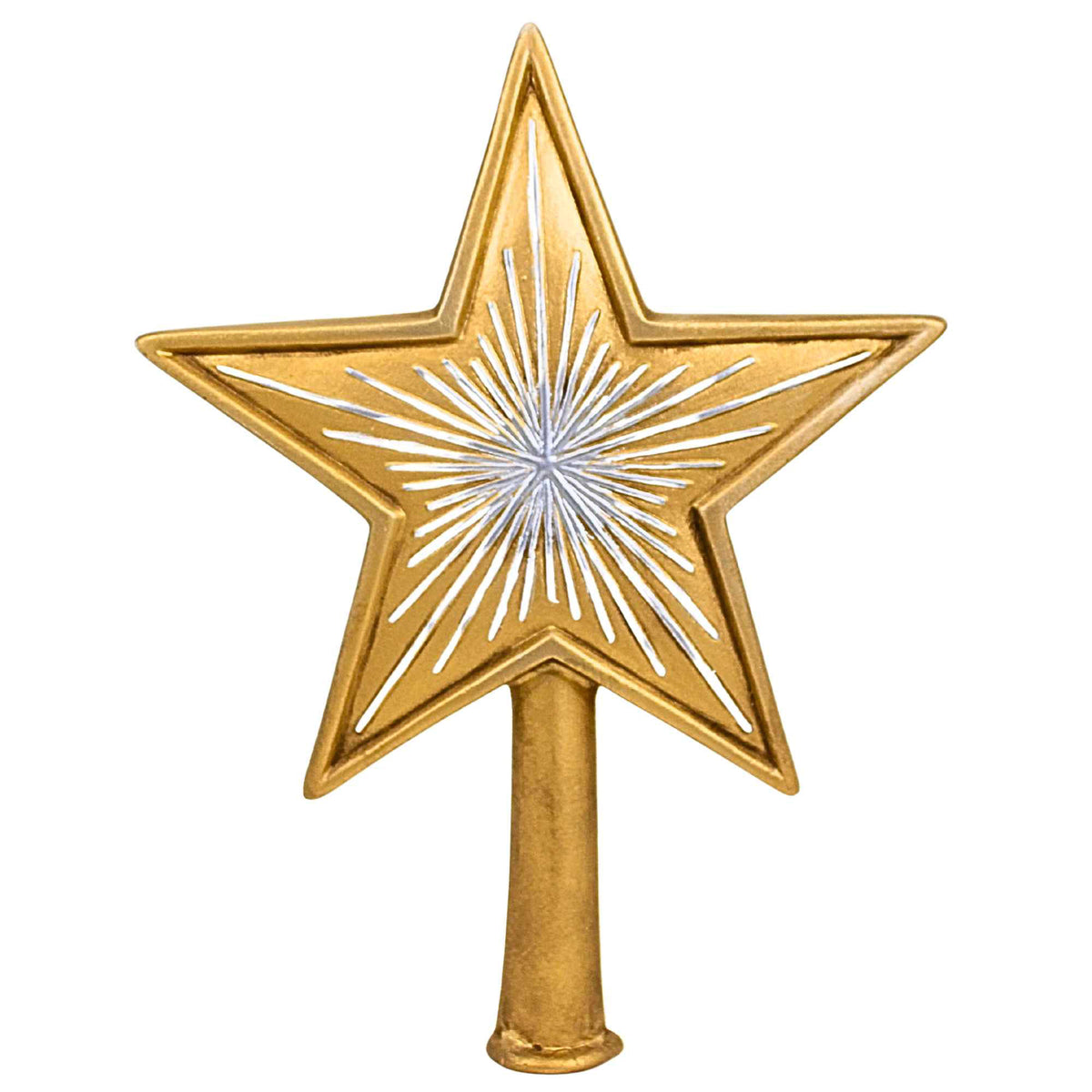 67807 Big Star Gold Silver Tree Topper 200312G