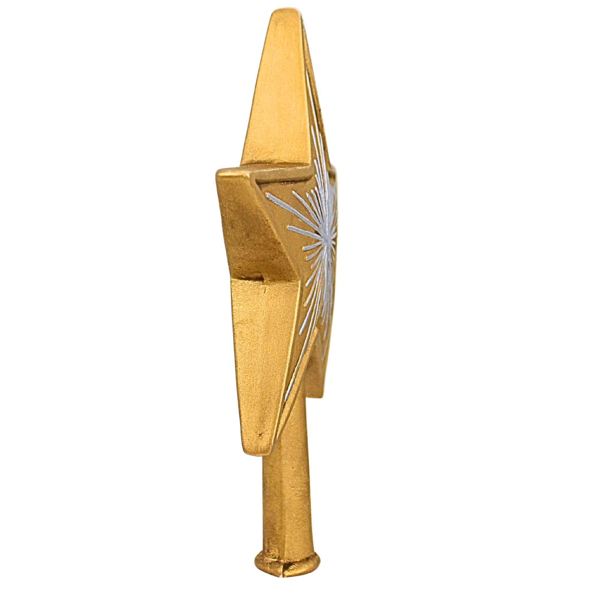 Marolin Big Star Gold Silver Tree Topper - - SBKGifts.com