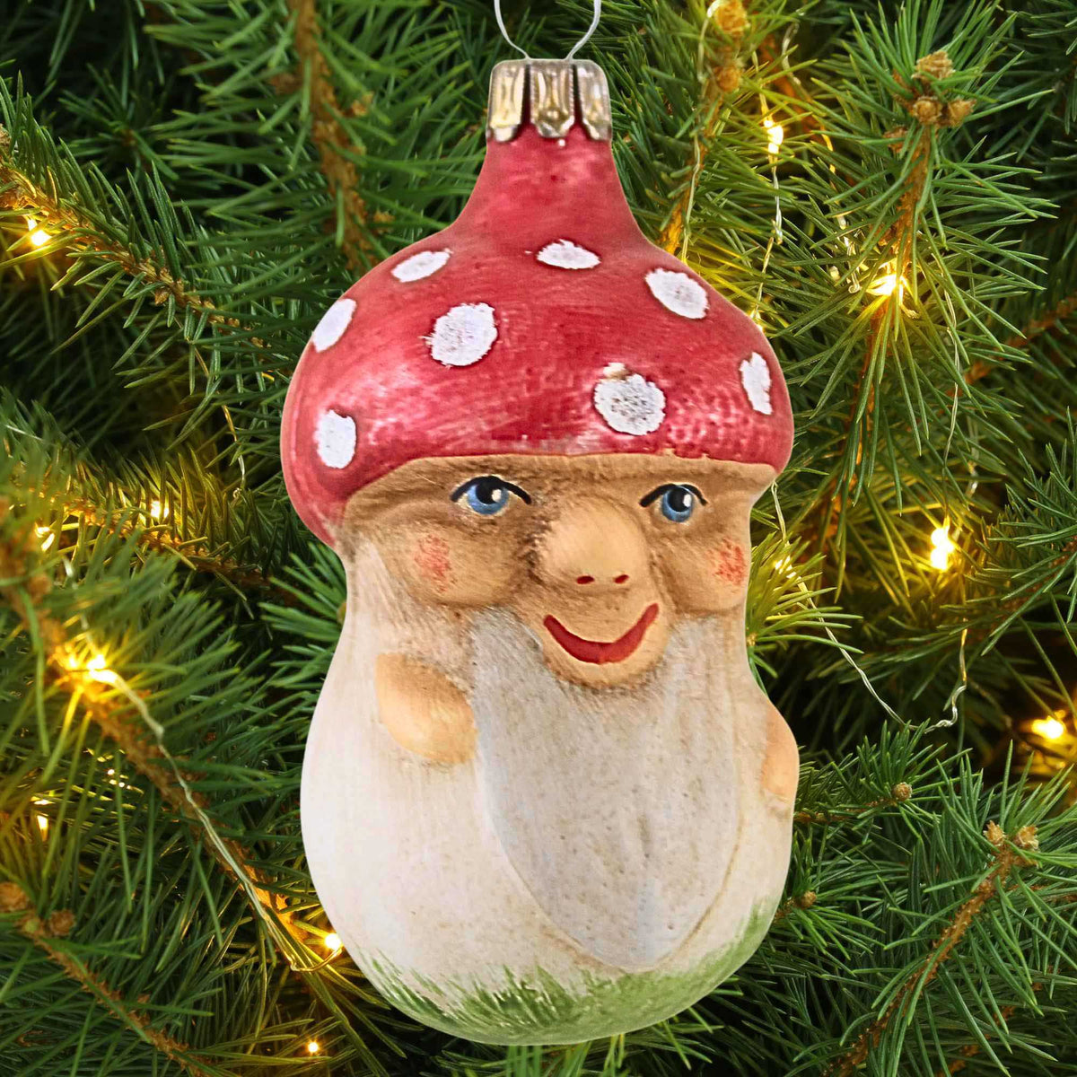 Marolin Red Mushroom With Face - - SBKGifts.com