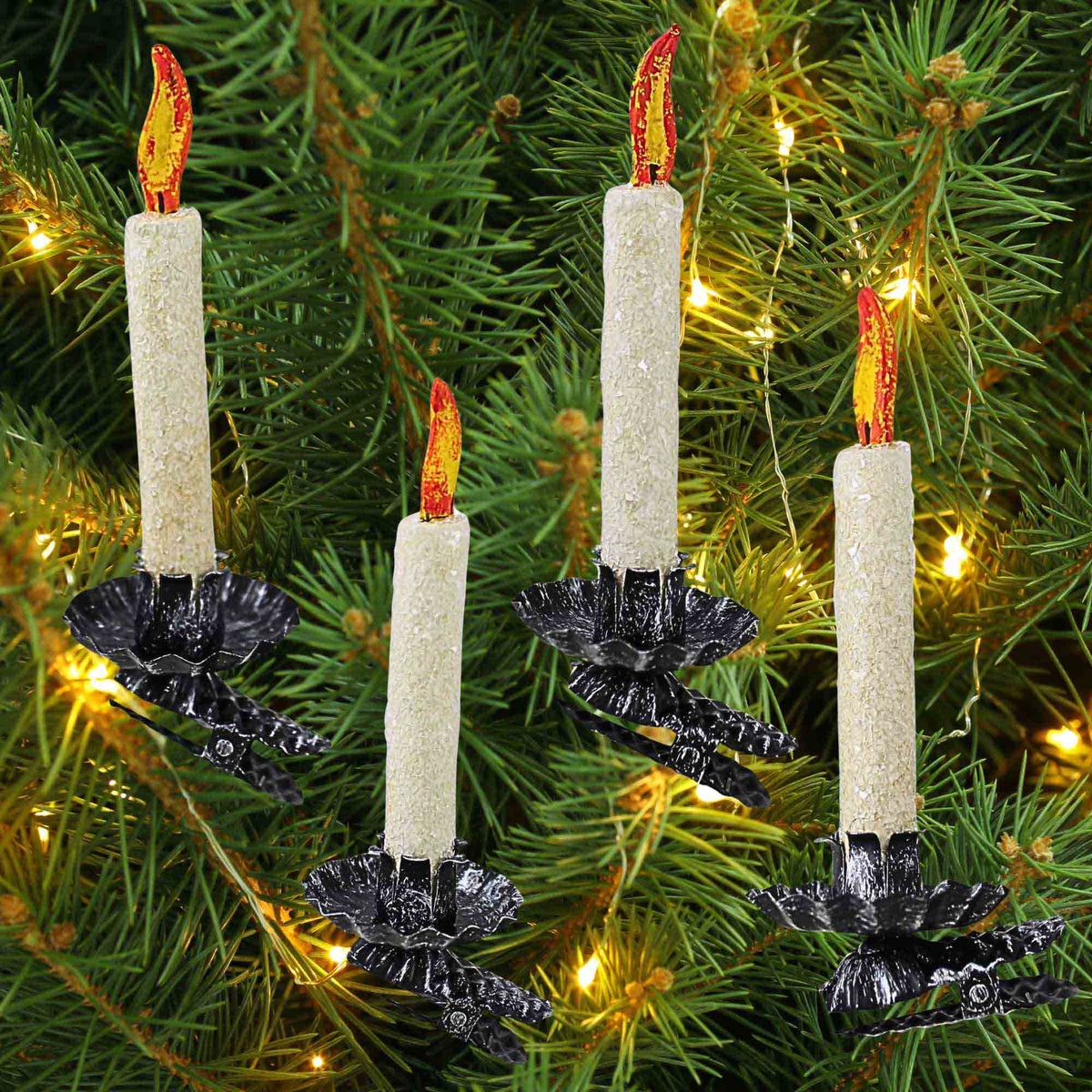 Marolin White Christmas 4 Pc Candle Set - - SBKGifts.com