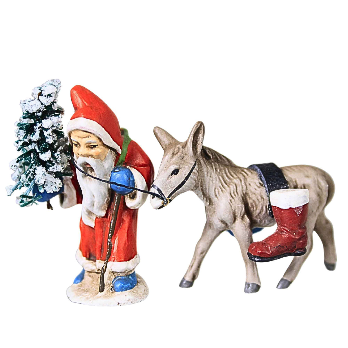 67834 Miniature Santa With Donkey 663