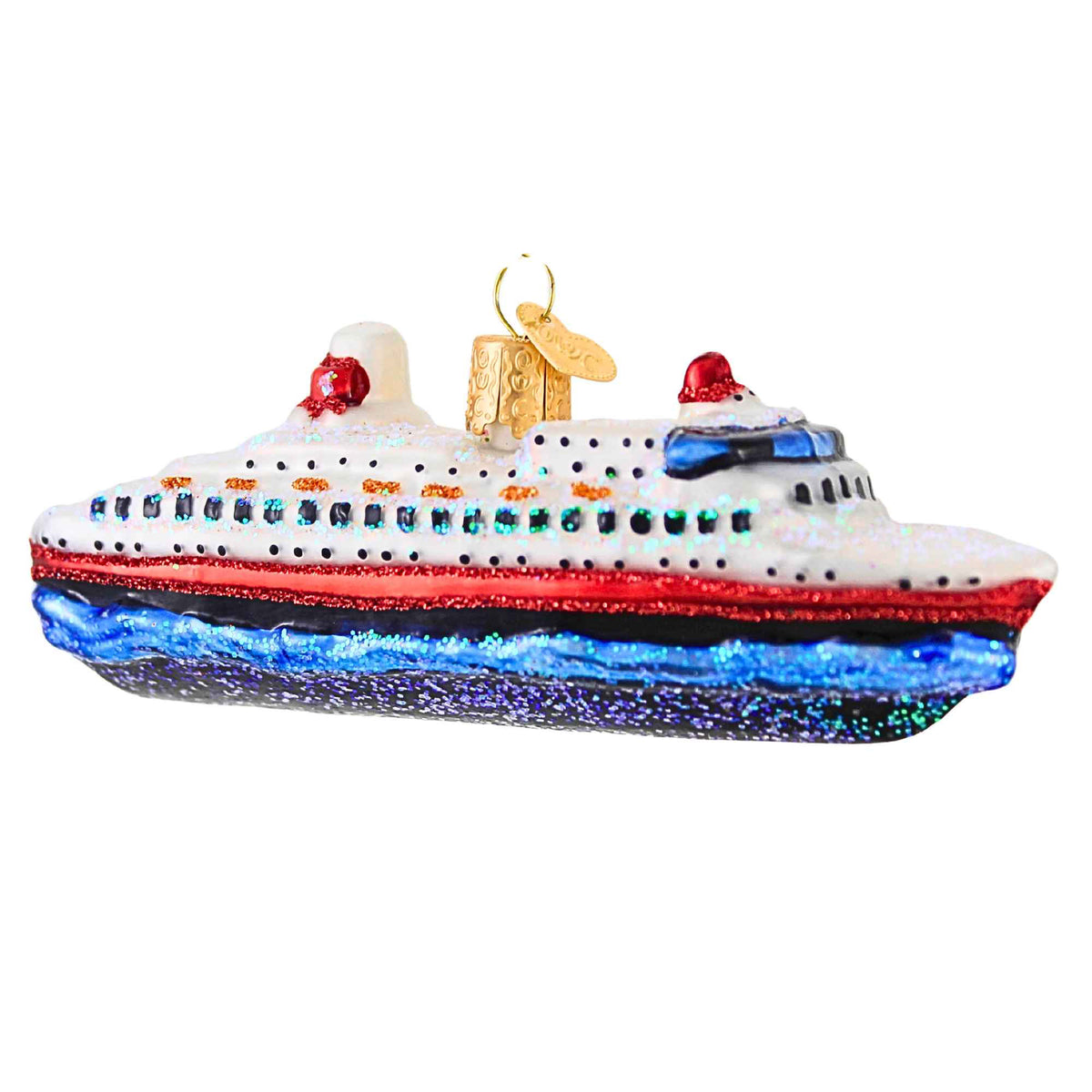 Old World Christmas Cruise Ship Ornament - - SBKGifts.com