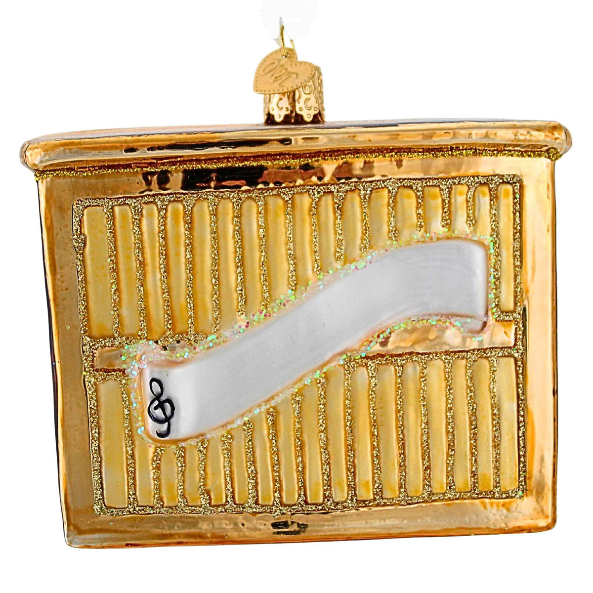 Old World Christmas Brown Upright Piano Ornament - - SBKGifts.com