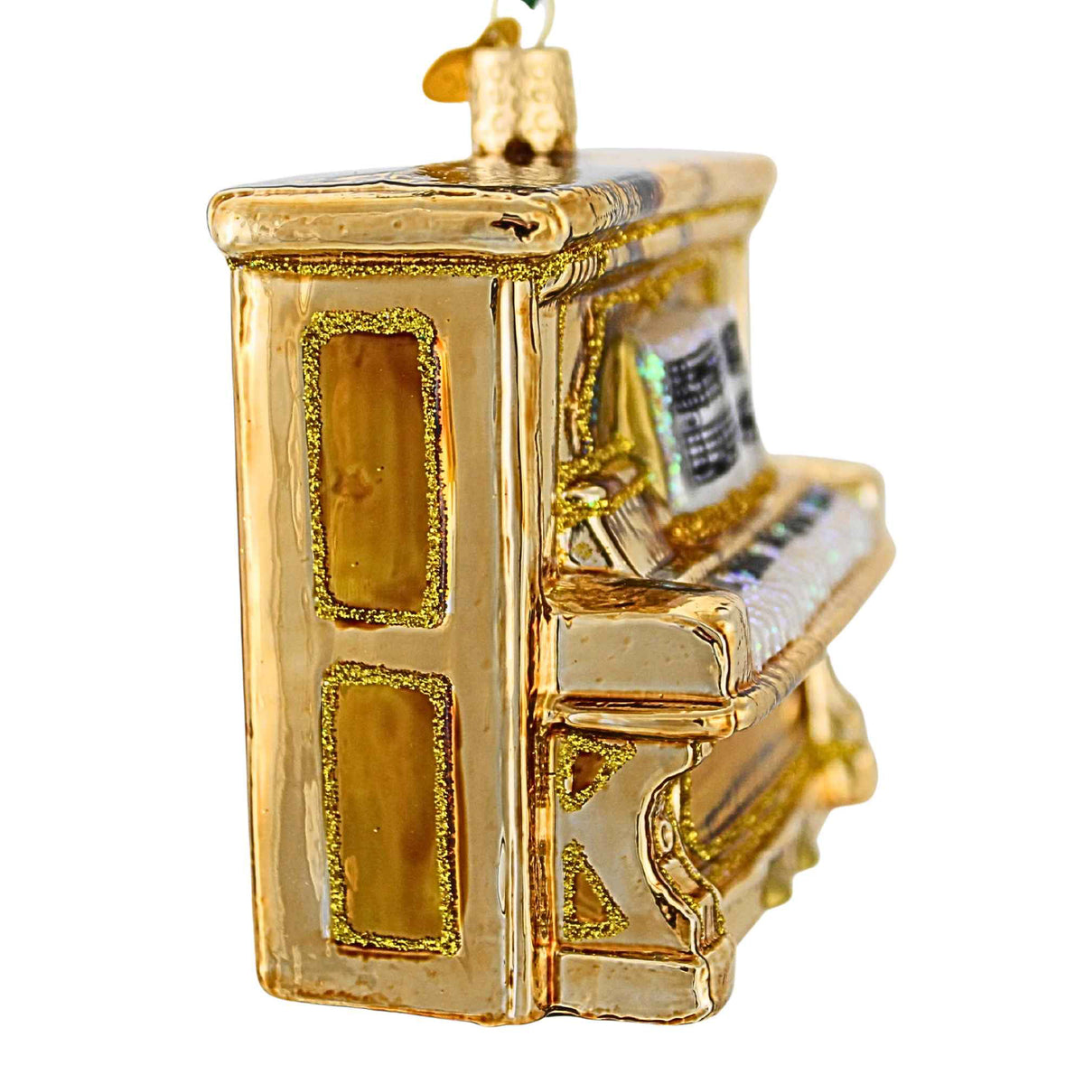 Old World Christmas Brown Upright Piano Ornament - - SBKGifts.com