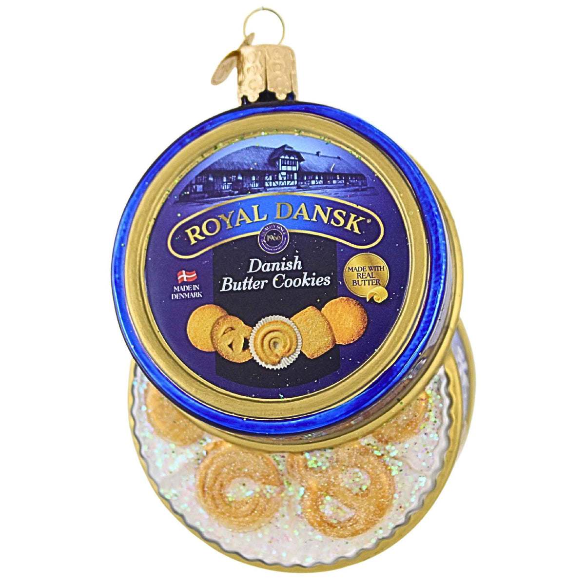 67841 Butter Cookies Tin Ornament 32837