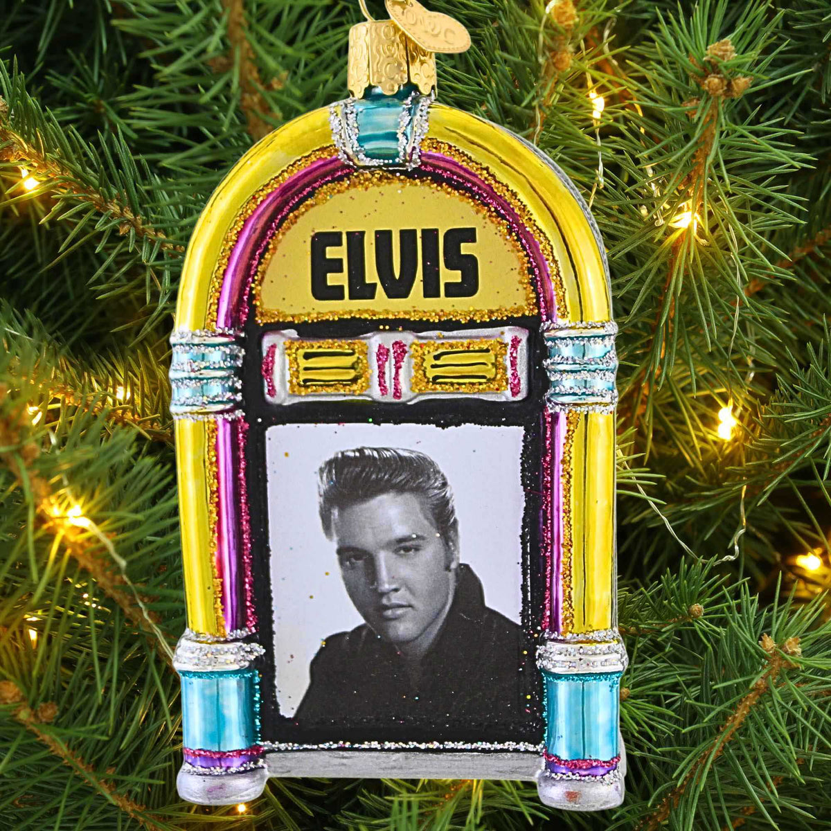 Old World Christmas Elvis Presley Jukebox Ornament - - SBKGifts.com
