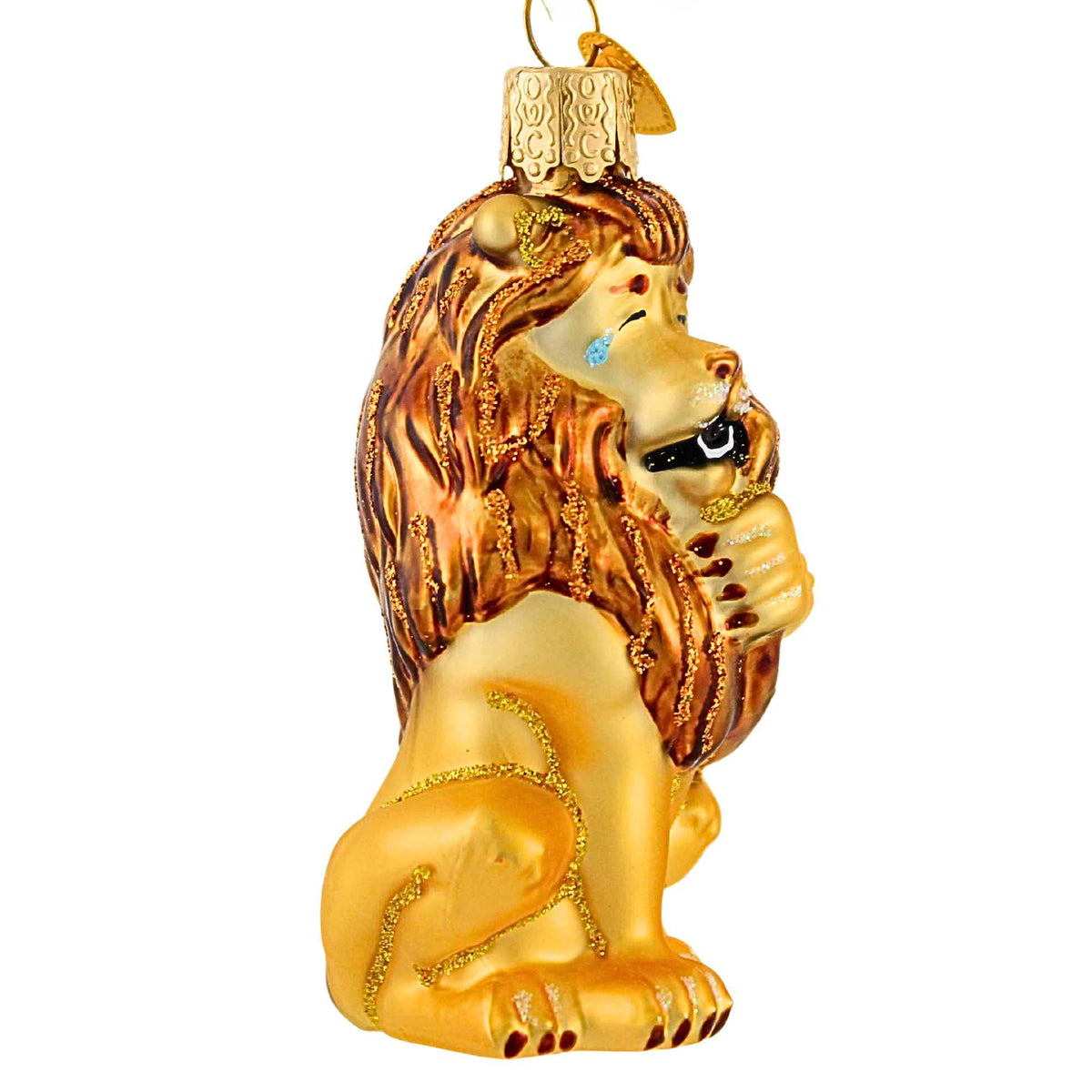 Old World Christmas Cowardly Lion Ornament - - SBKGifts.com