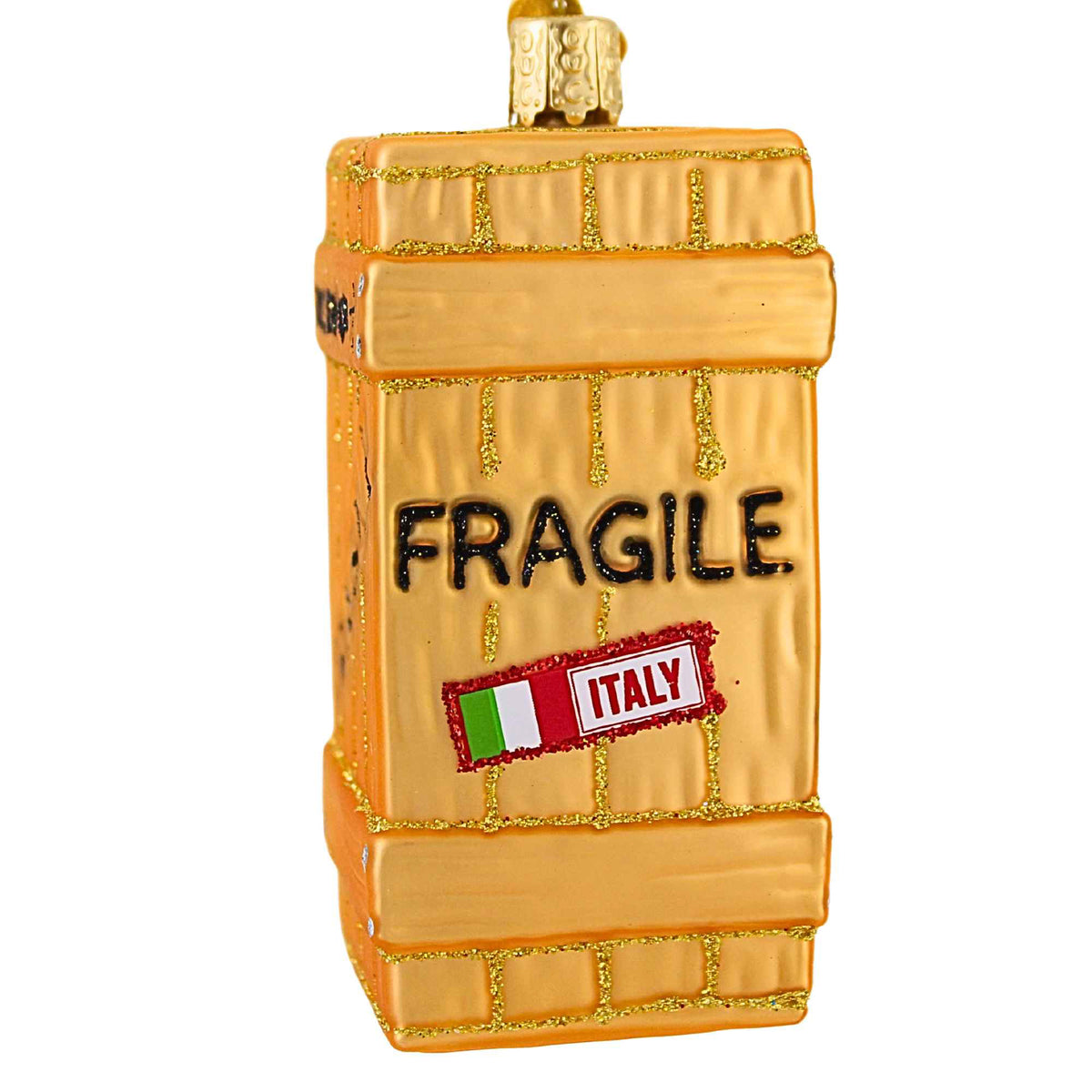 Old World Christmas Fragile Crate Ornament - - SBKGifts.com