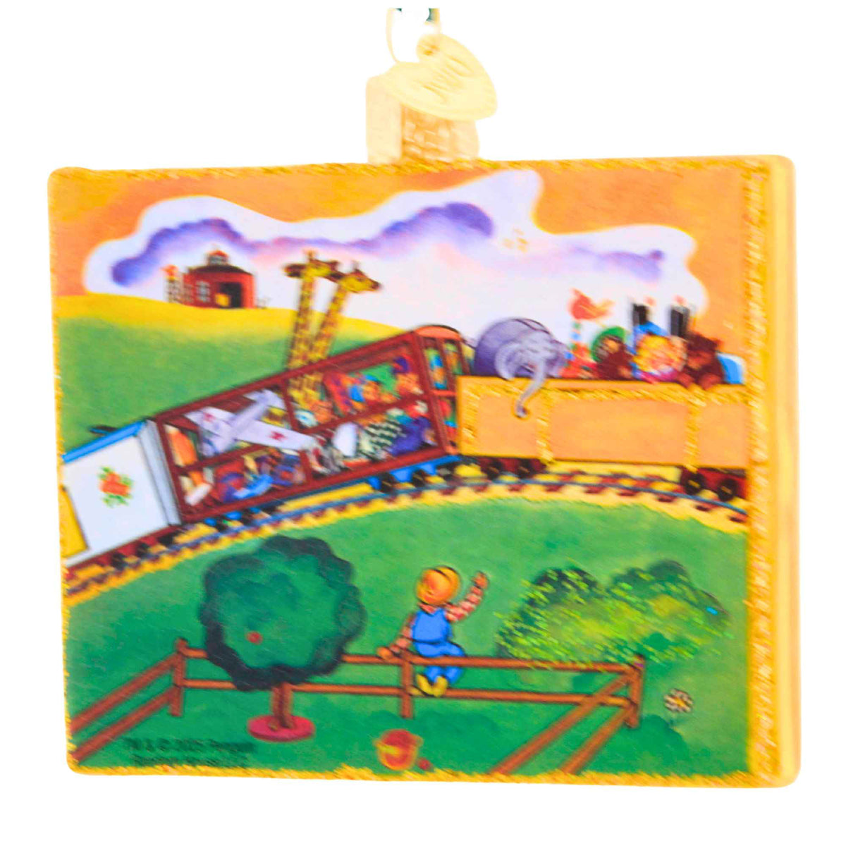Old World Christmas The Little Engine That Could Book Ornament - - SBKGifts.com