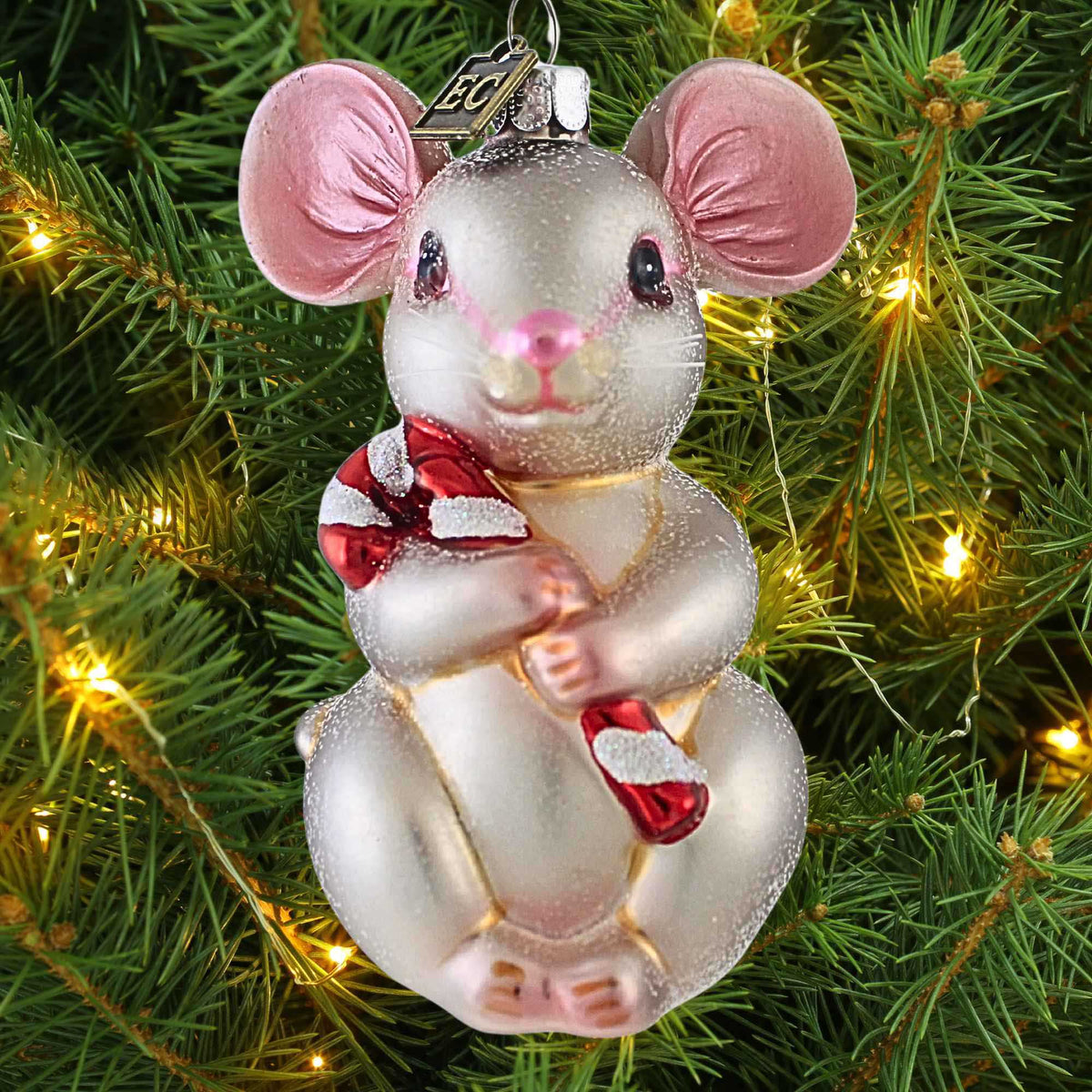 Eric Cortina Collection Night Before Christmas Mouse Ornament - - SBKGifts.com