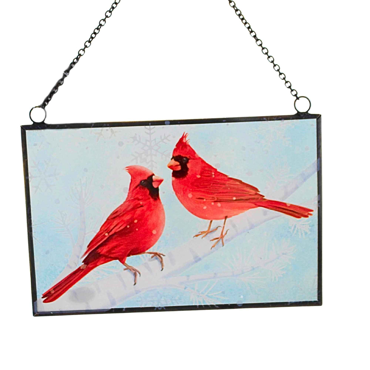 67853 Stained Glass Cardinal Ornament 4612544