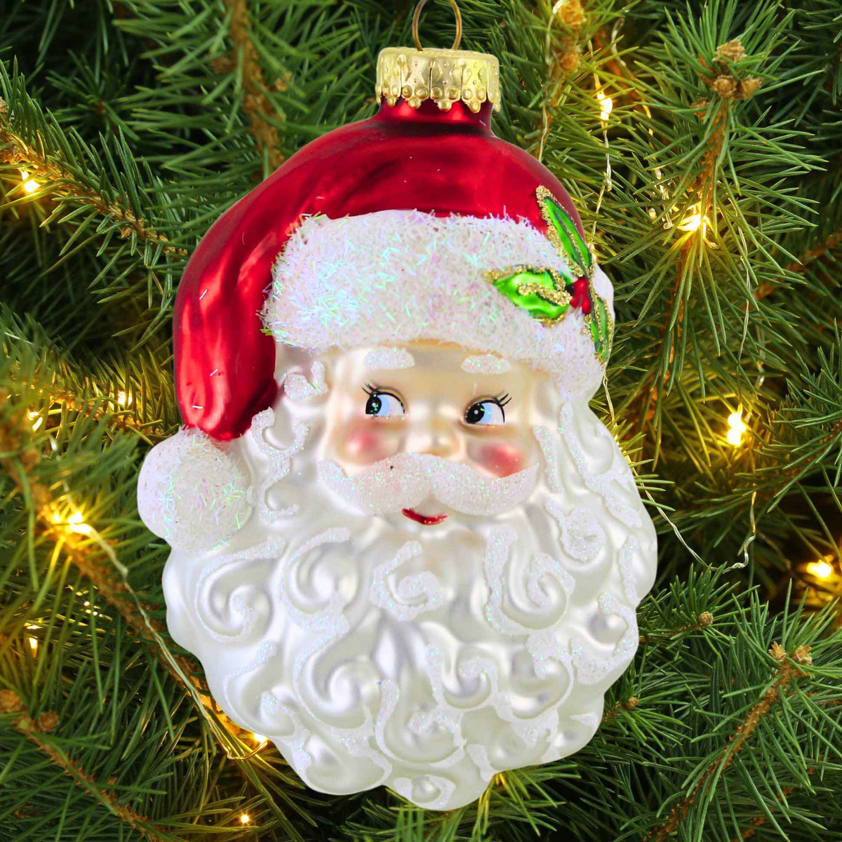 Raz Imports Santa Head Ornament - - SBKGifts.com