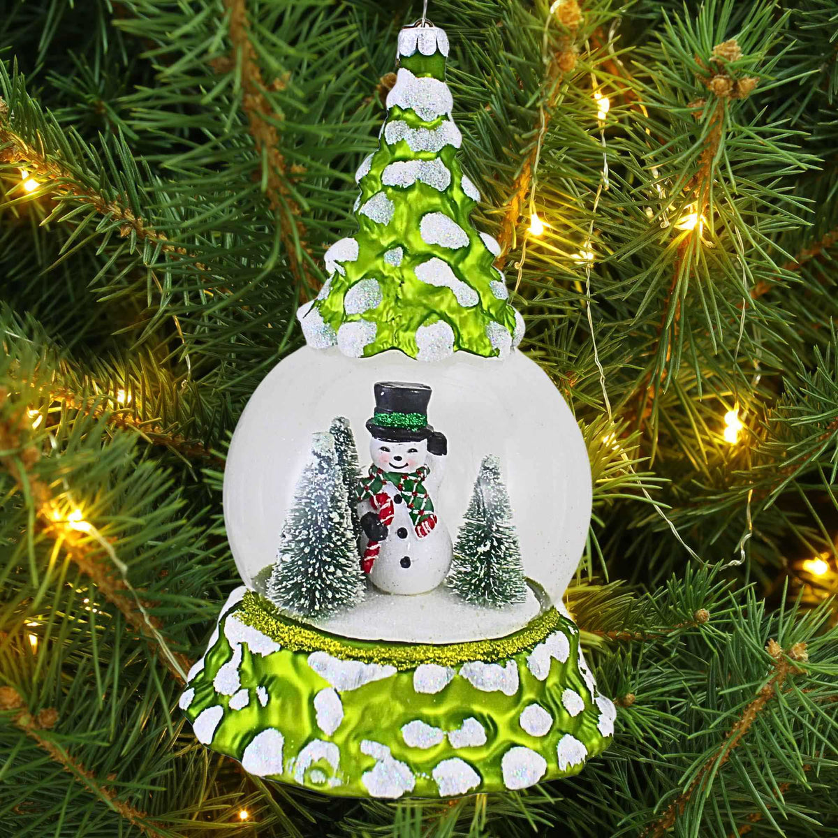 Eric Cortina Collection Snowman In The Forest Ornament - - SBKGifts.com