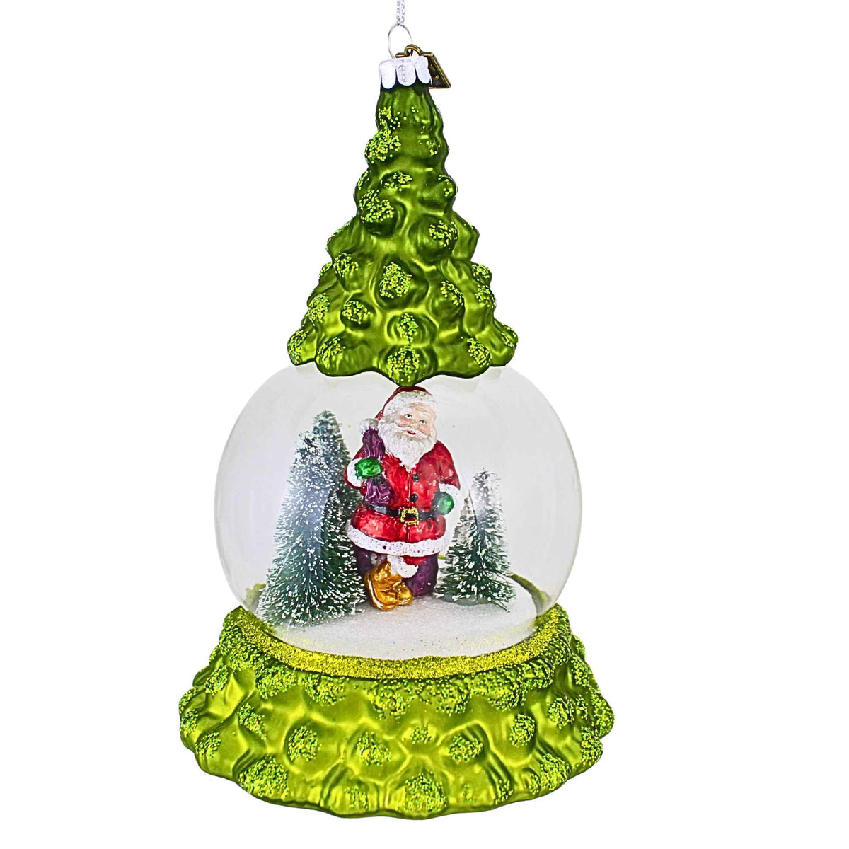 67863 Santa In The Forest Ornament 4553109