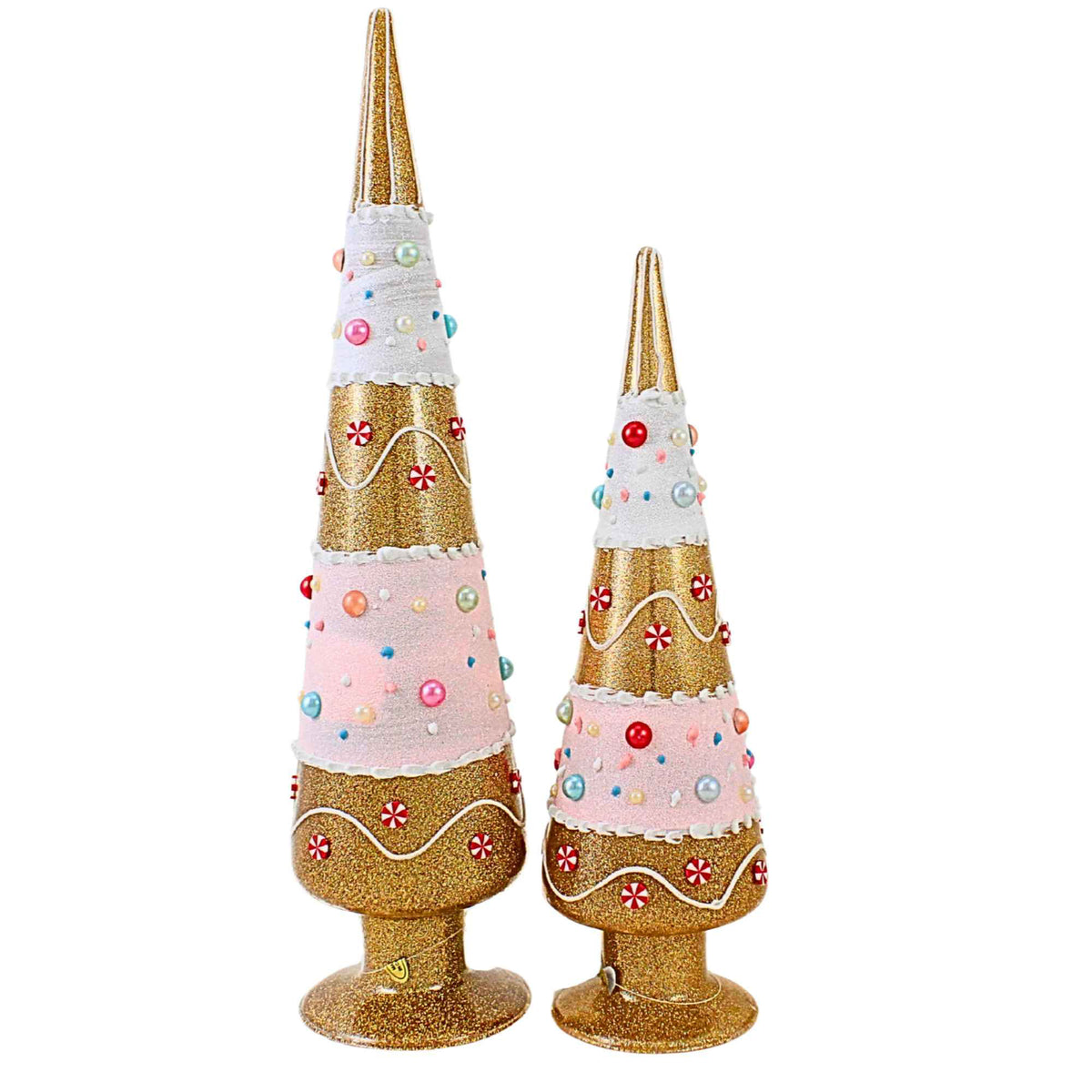 Raz Imports Candy Dot Gingerbread Trees - - SBKGifts.com