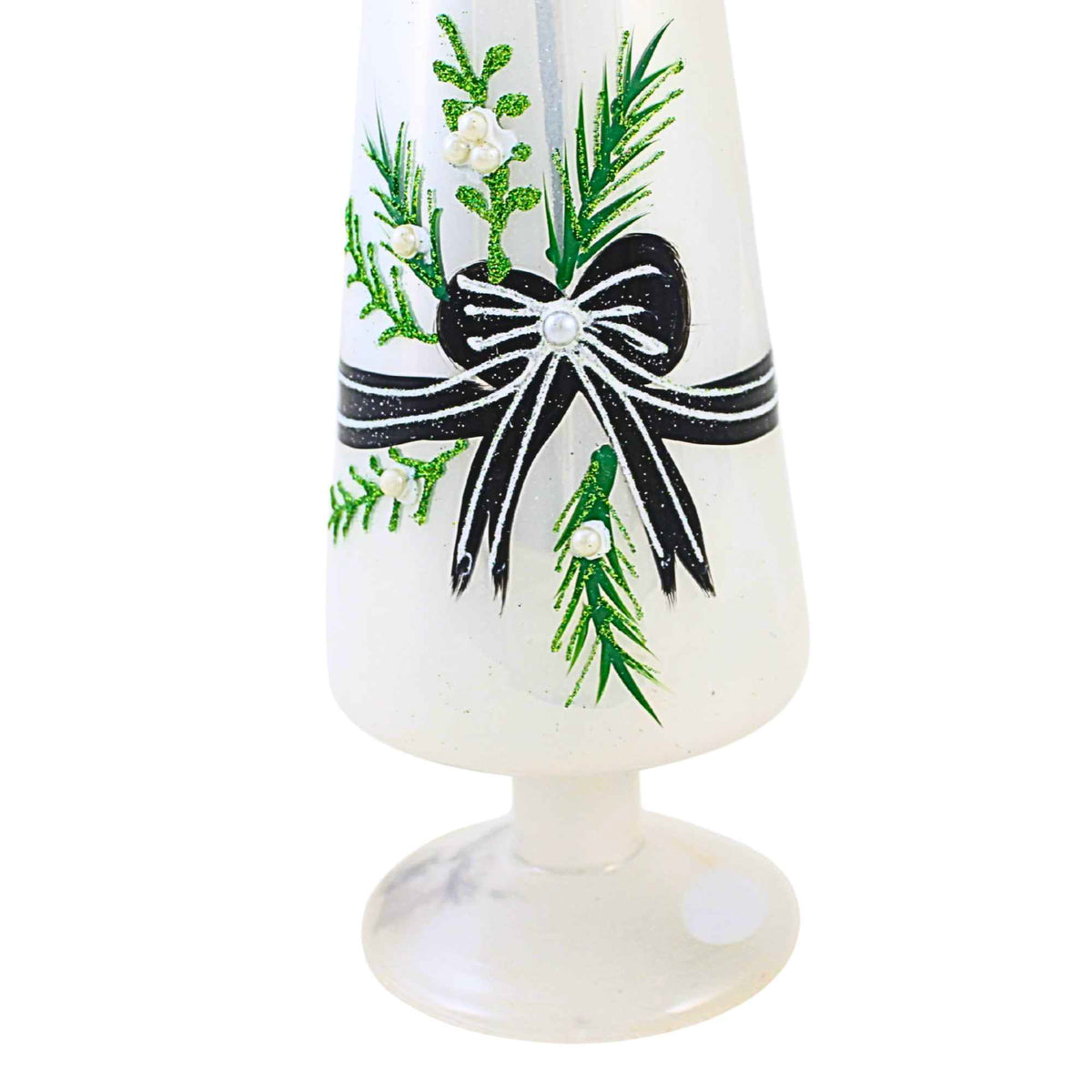 Raz Imports Black Bow Bunting Cone Trees - - SBKGifts.com