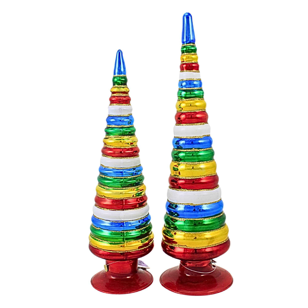 Raz Imports Multicolor Stripes Trees - - SBKGifts.com