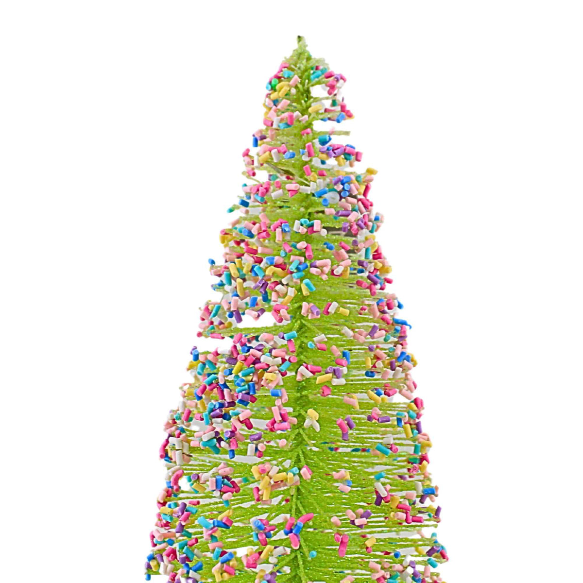Raz Imports Green Sprinkle Bottle Brush Trees - - SBKGifts.com