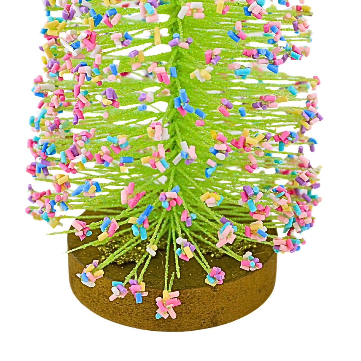 Raz Imports Green Sprinkle Bottle Brush Trees - - SBKGifts.com