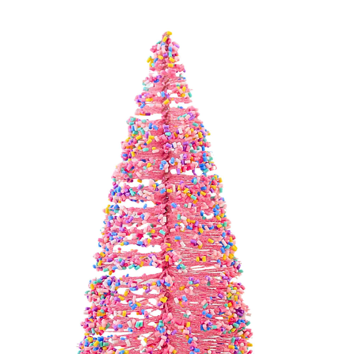 Raz Imports Pink Sprinkle Bottle Brush Trees - - SBKGifts.com