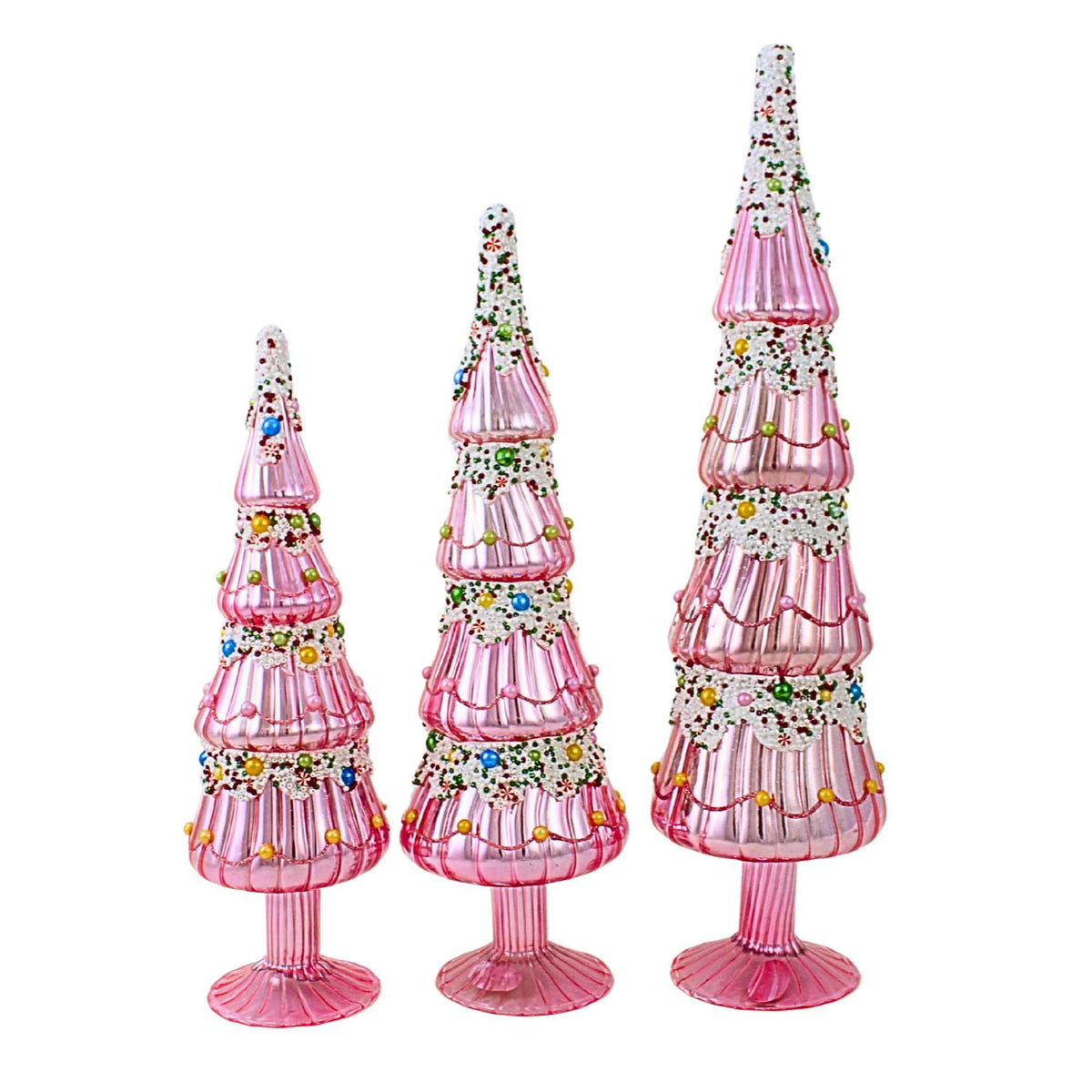 Raz Imports Pink Sprinkle Trees - - SBKGifts.com