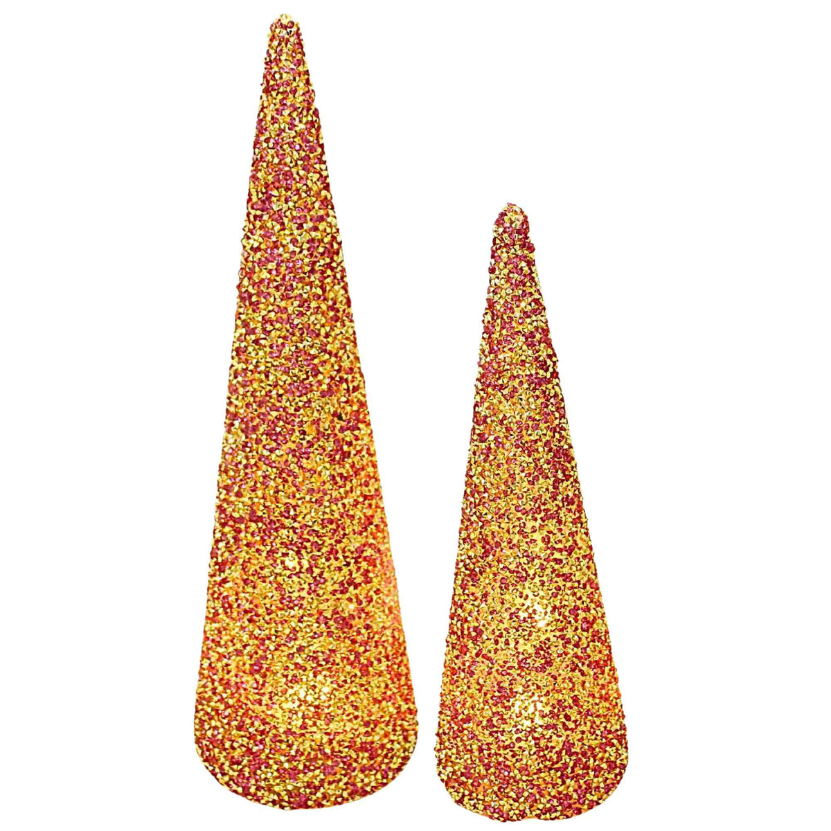 67872 Lighted Beaded Cone Trees 4623051