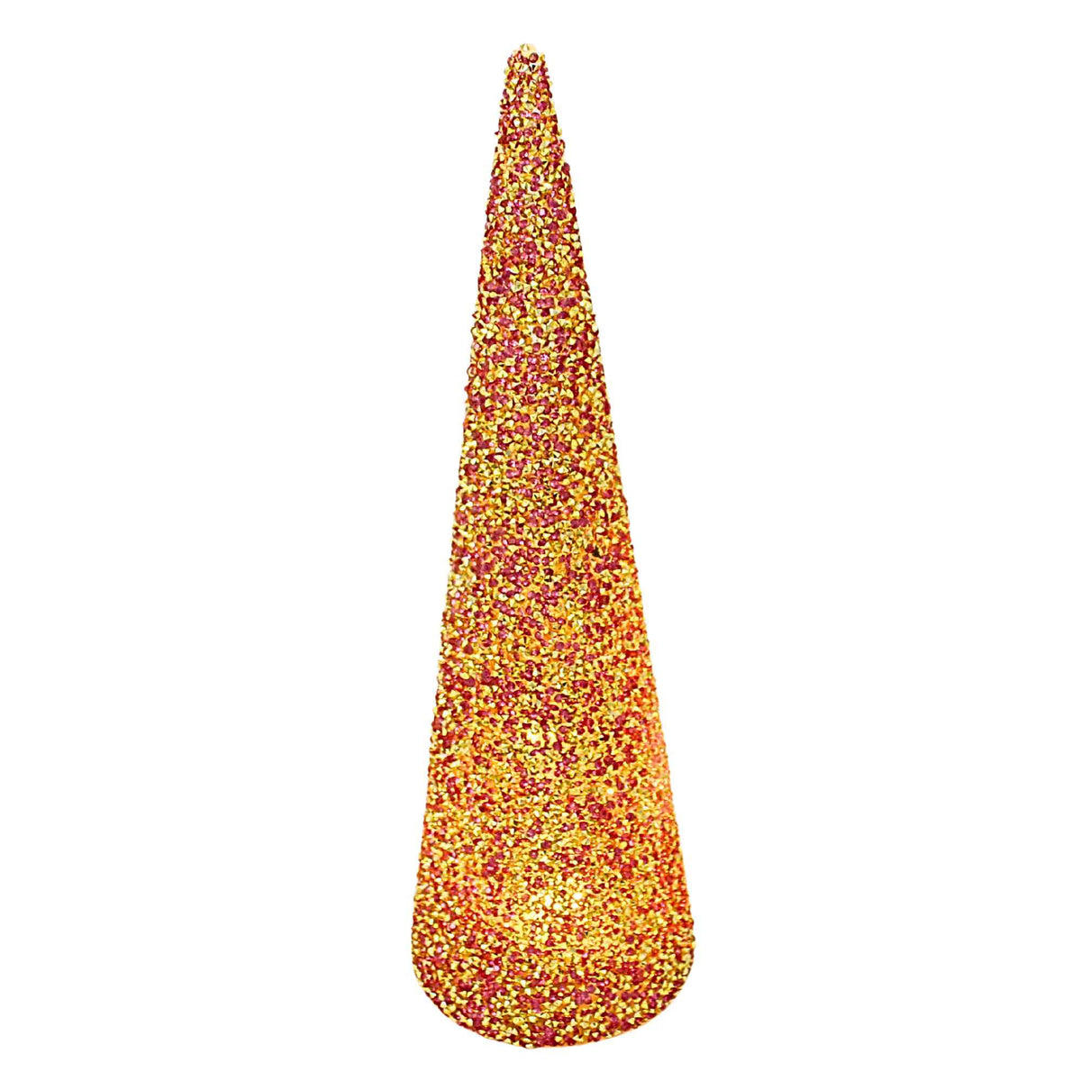 Raz Imports Lighted Beaded Cone Trees - - SBKGifts.com