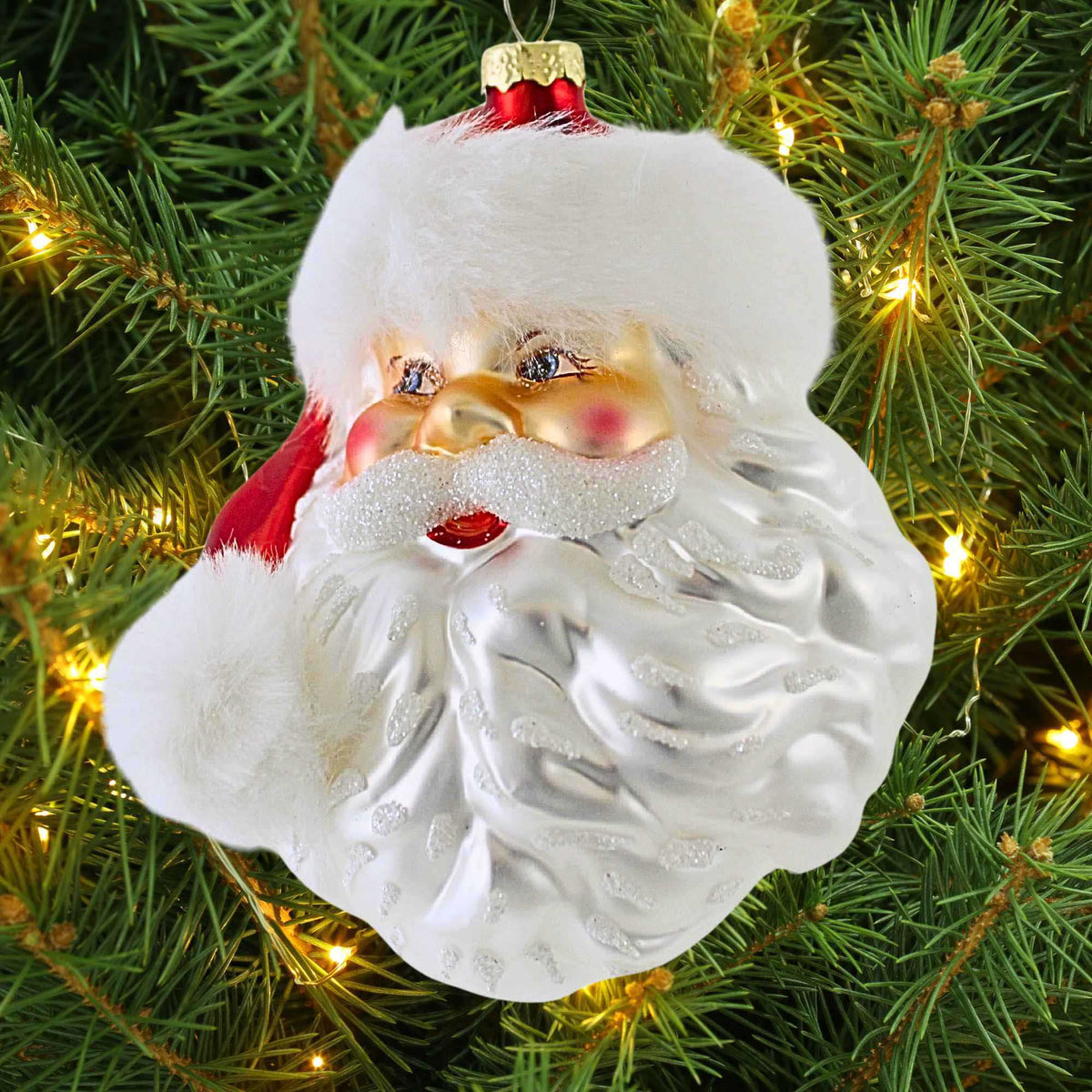Raz Imports Santa Head Ornament - - SBKGifts.com