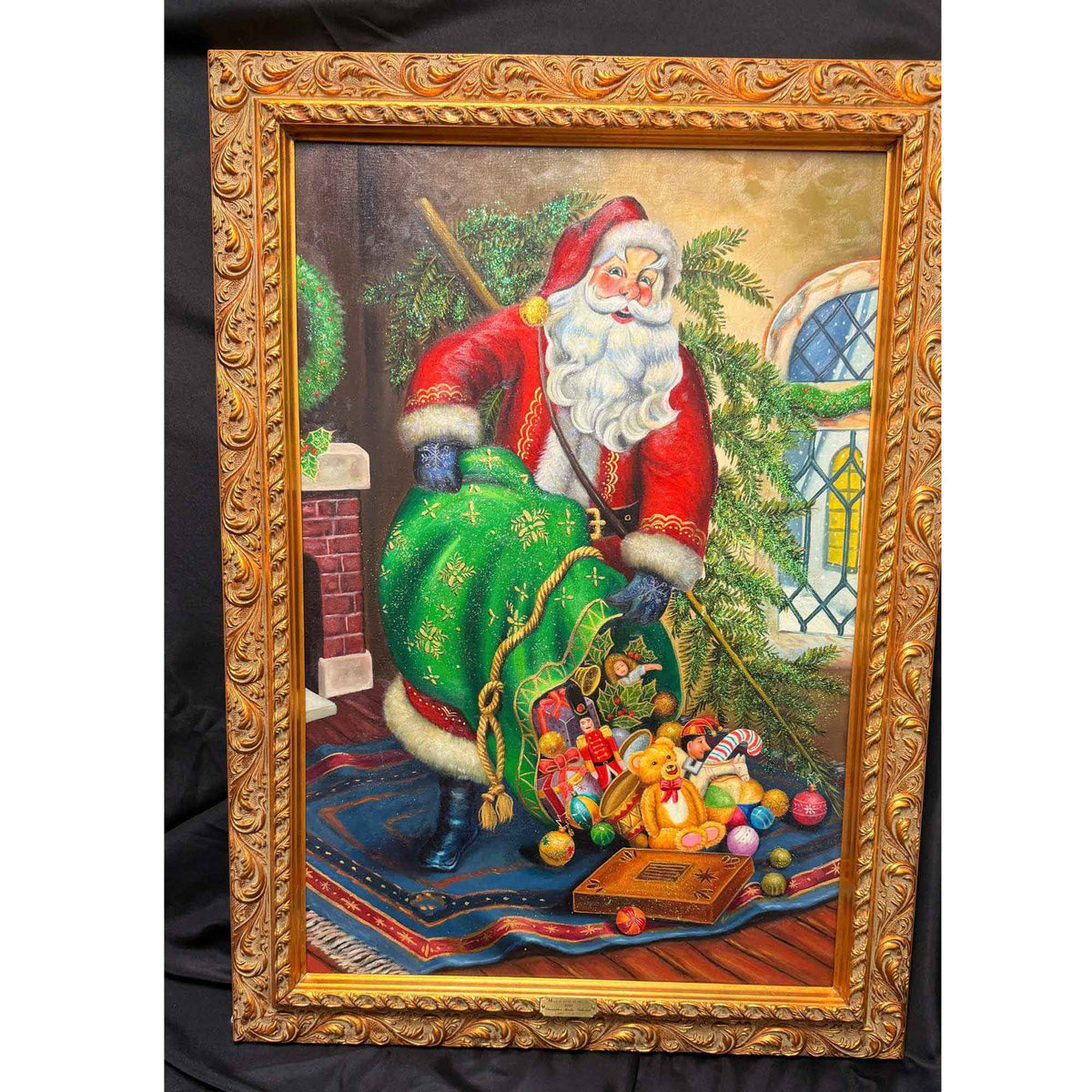 67913 Framed Magical Midnight Delivery Le Oil Painting - Final Sale - No Free Ship: Ship + Insurance Add 0261750 72OF500-WITHCERTIFICATE