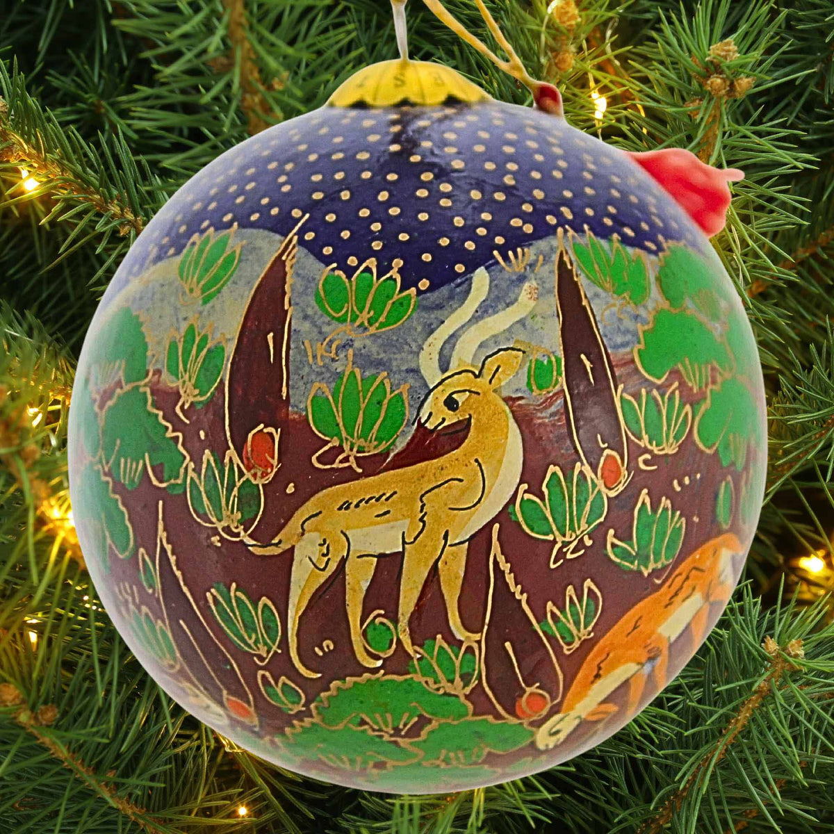 Honest Love Our Planet Forest Friends Blue Bauble - - SBKGifts.com