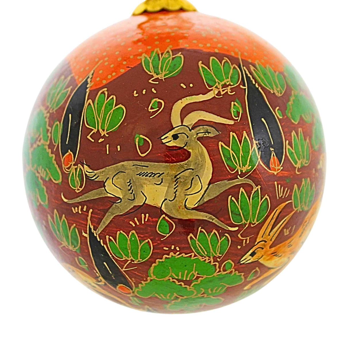 Honest Love Our Planet Forest Friends Orange Christmas Bauble - - SBKGifts.com