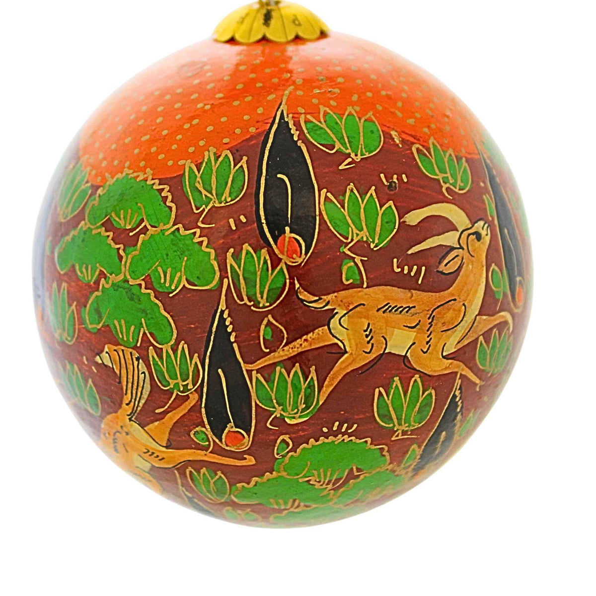 Honest Love Our Planet Forest Friends Orange Christmas Bauble - - SBKGifts.com