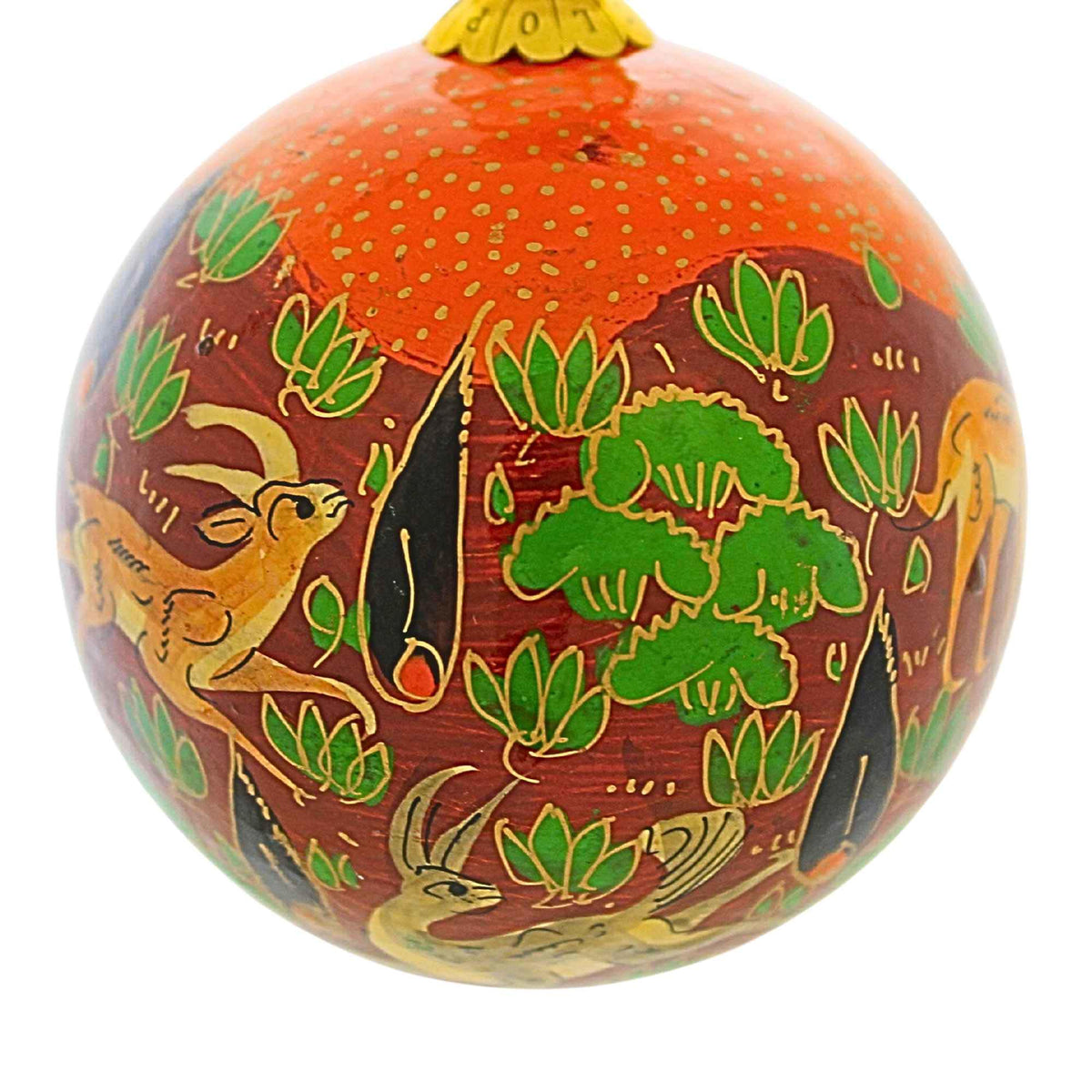 Honest Love Our Planet Forest Friends Orange Christmas Bauble - - SBKGifts.com