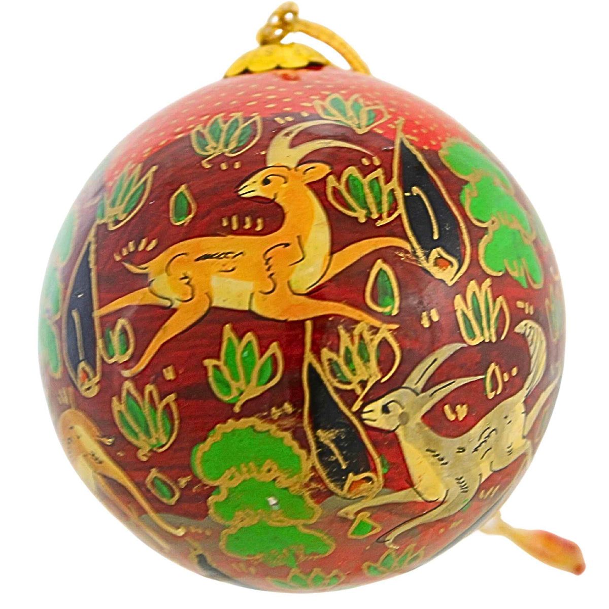 67921 Forest Friends Red Christmas Bauble FF002