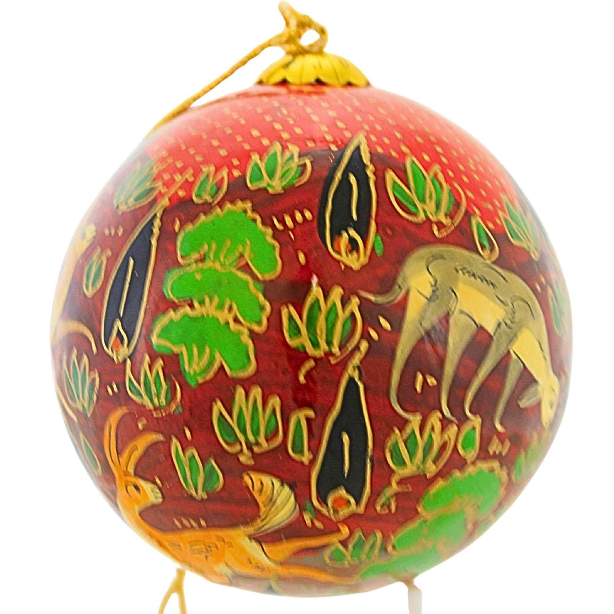 Honest Love Our Planet Forest Friends Red Christmas Bauble - - SBKGifts.com