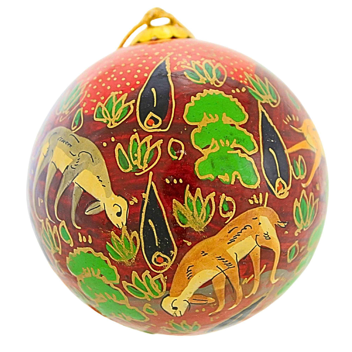 Honest Love Our Planet Forest Friends Red Christmas Bauble - - SBKGifts.com