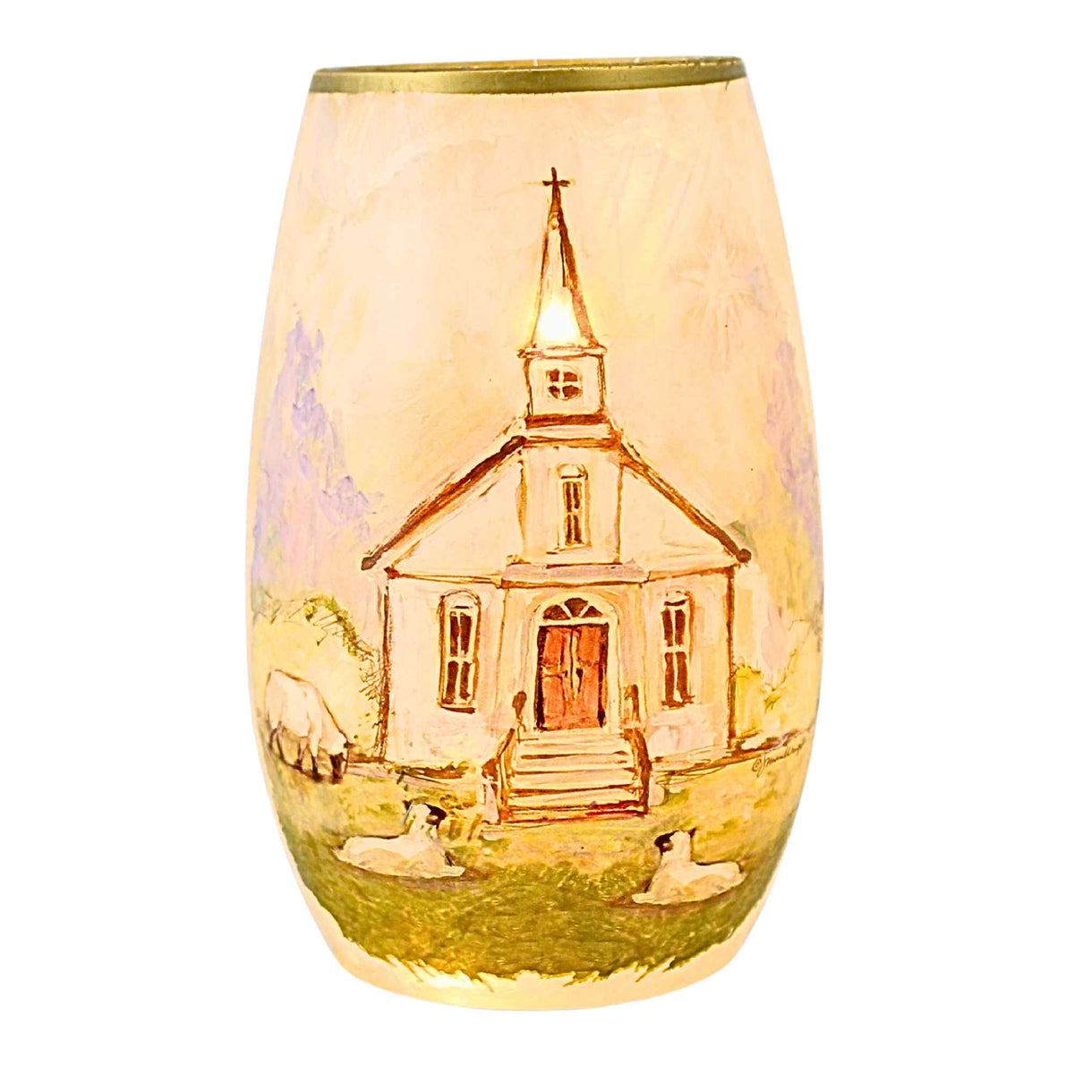 67991 Simple Faith Pre-Lit Small Vase SWC6204