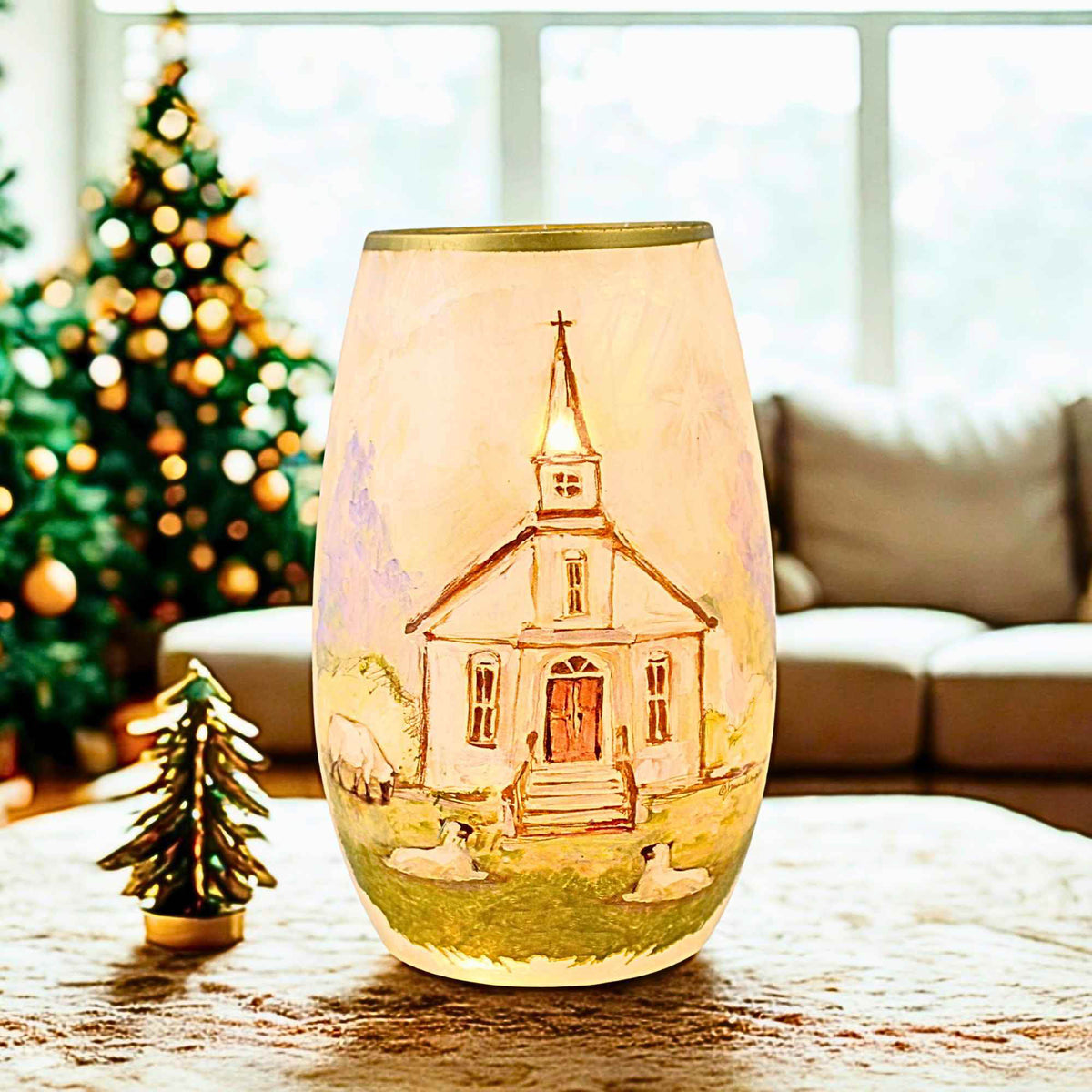 Stony Creek Simple Faith Pre-Lit Small Vase - - SBKGifts.com