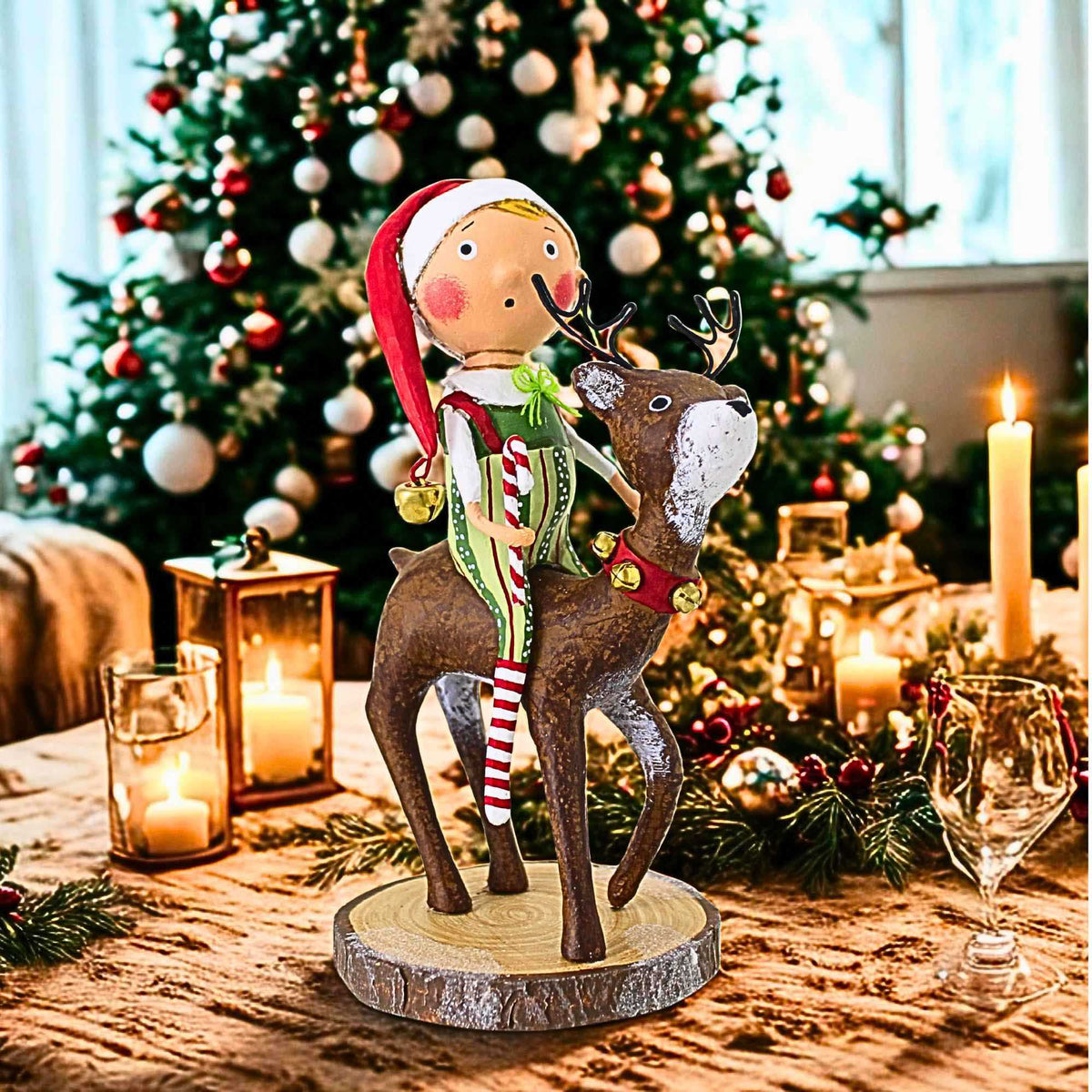 Lori Mitchell Run Run Reindeer - - SBKGifts.com