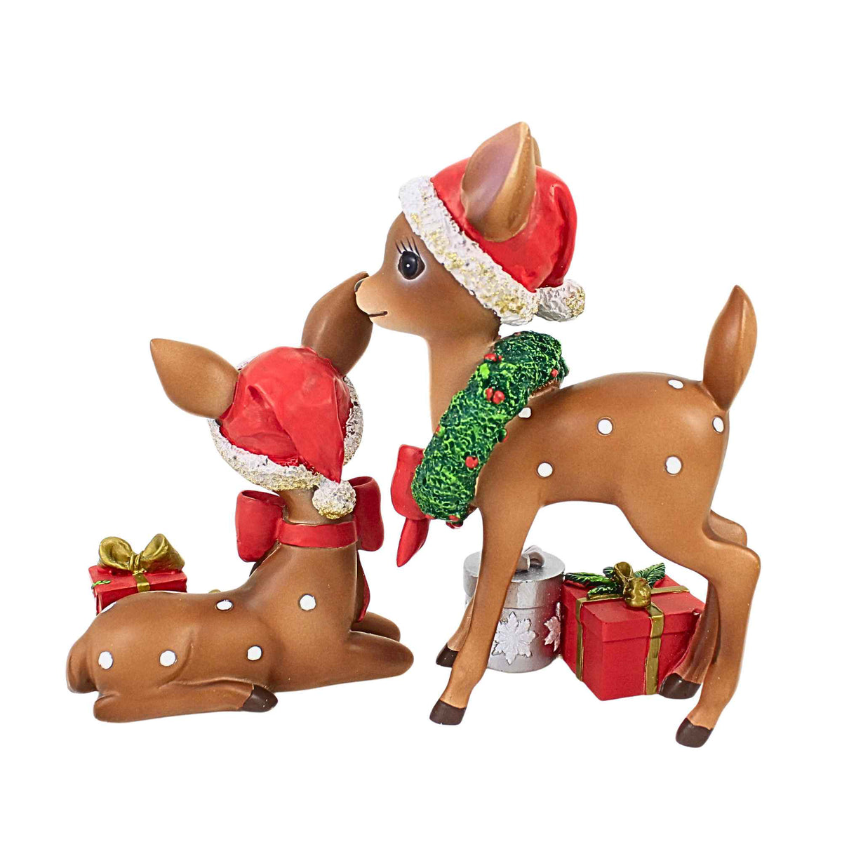 Roman Deer Figurine Set - - SBKGifts.com