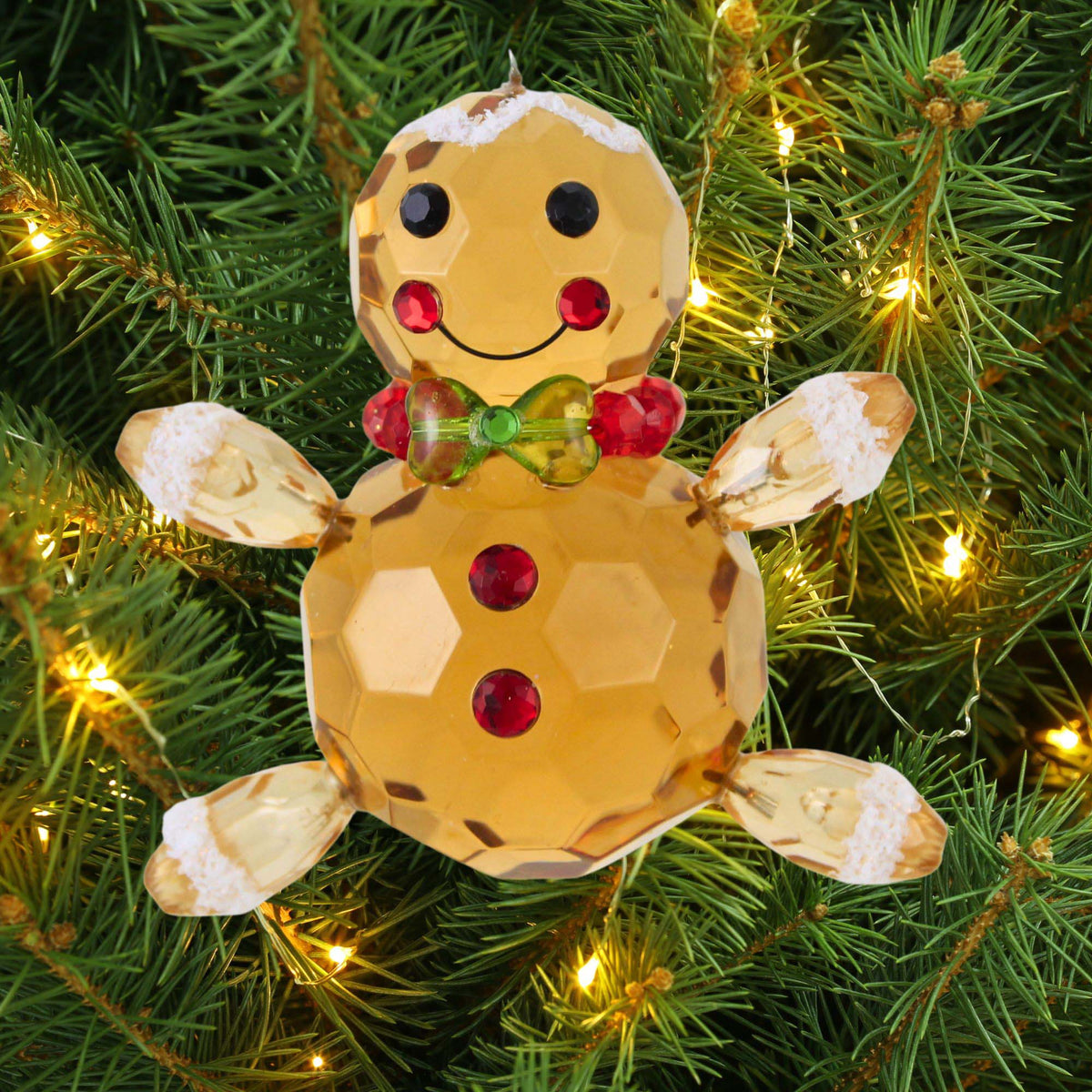 Crystal Expressions Gingerbread Ornament - - SBKGifts.com