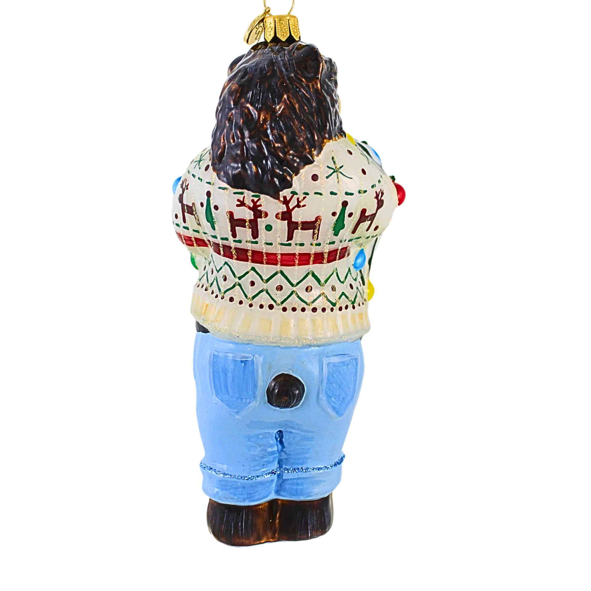 Glitter Lab Uncle Bear With Christmas Lights - - SBKGifts.com