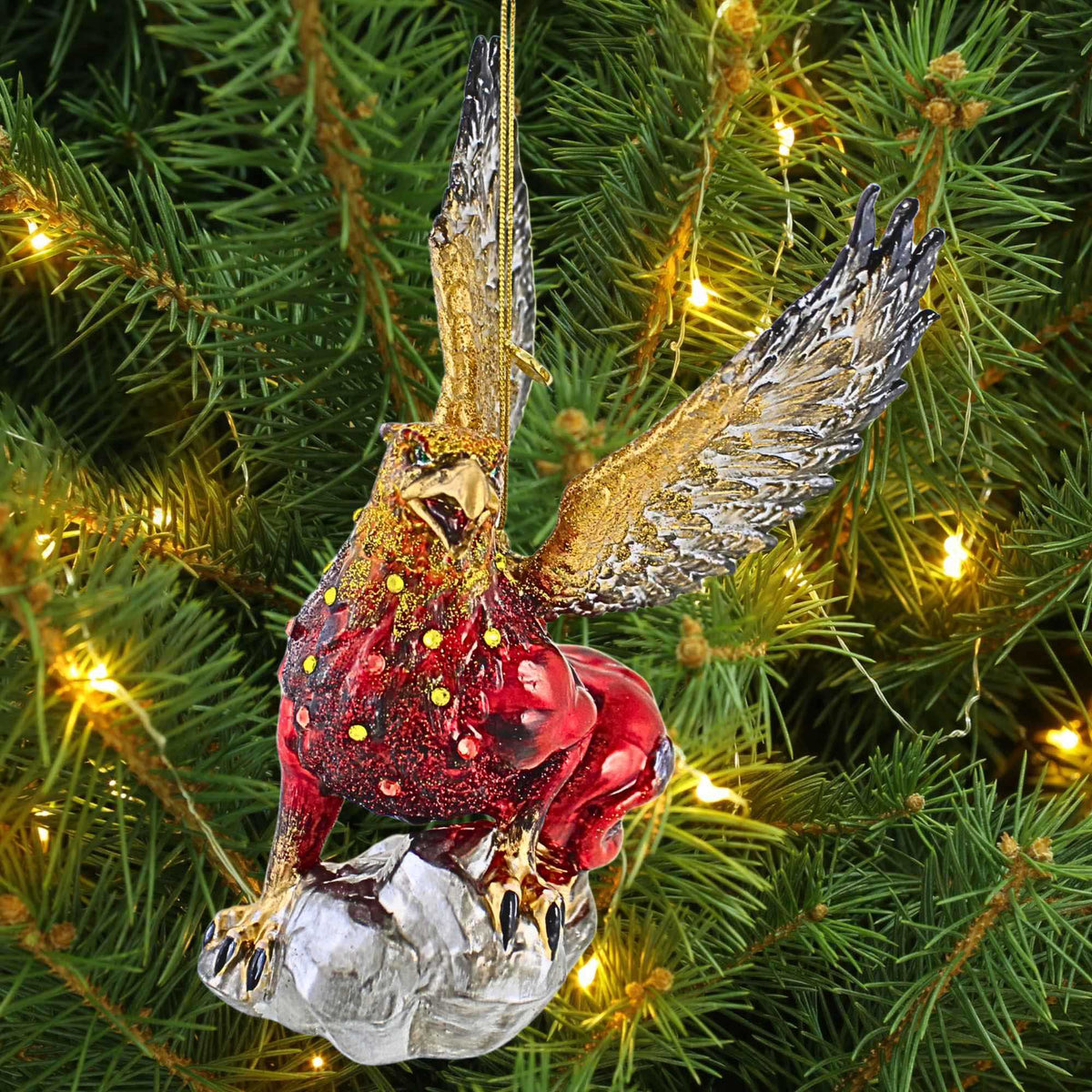 Glitter Lab Red Gryphon - - SBKGifts.com