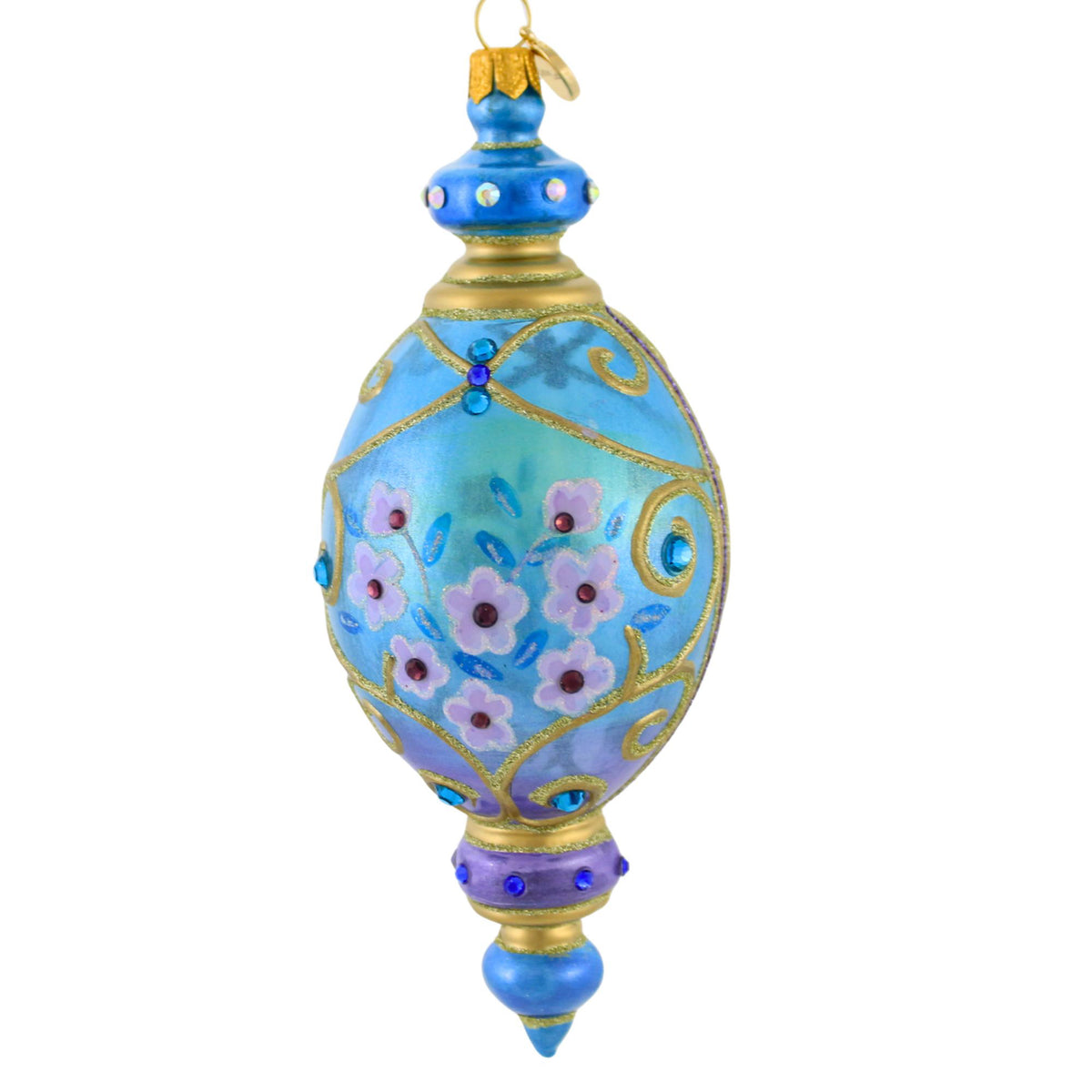 68047 Floral Flacon Translucent Oval Drop 4707F